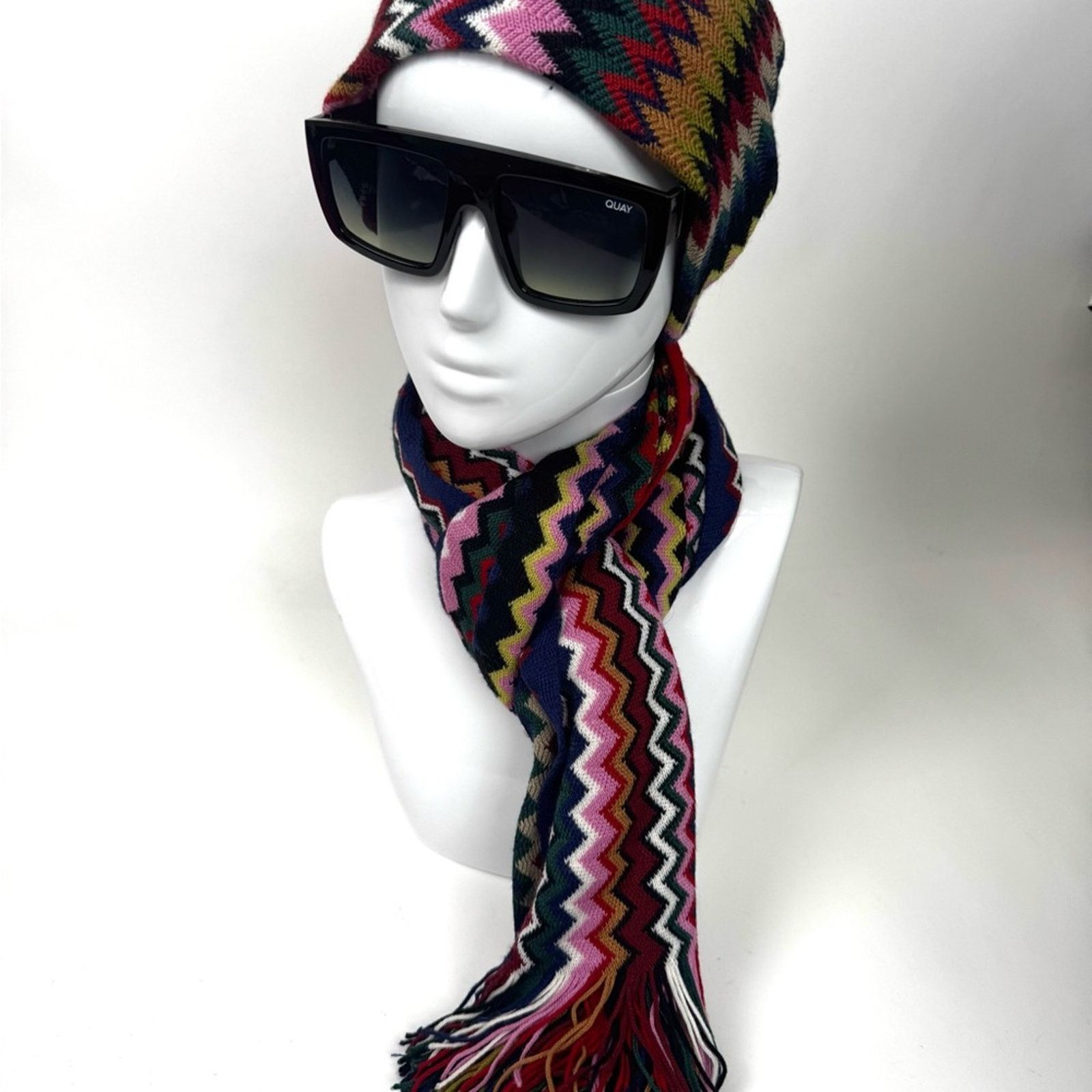 Missoni Missoni beautiful flames stitch one size hat and scarf Size ONE SIZE - 7 Thumbnail