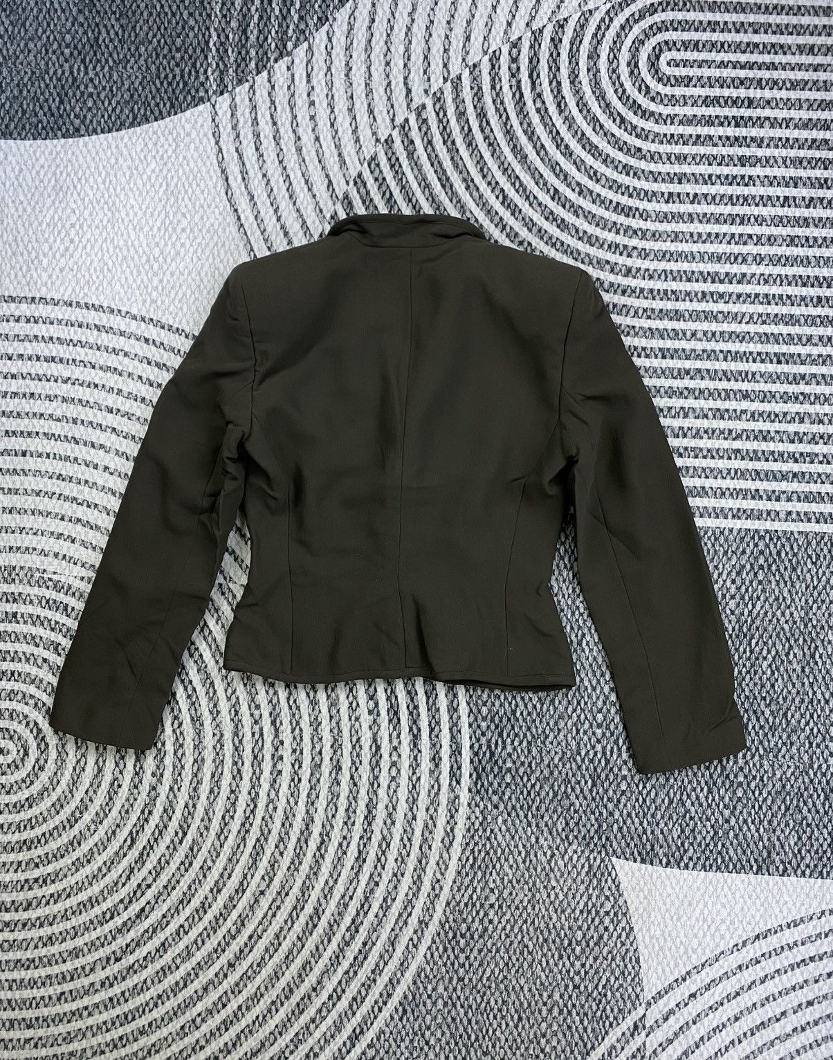 Giorgio Armani Vintage Giorgio Armani Single Button Cropped Blazer Jacket Size S / US 4 / IT 40 - 2 Thumbnail