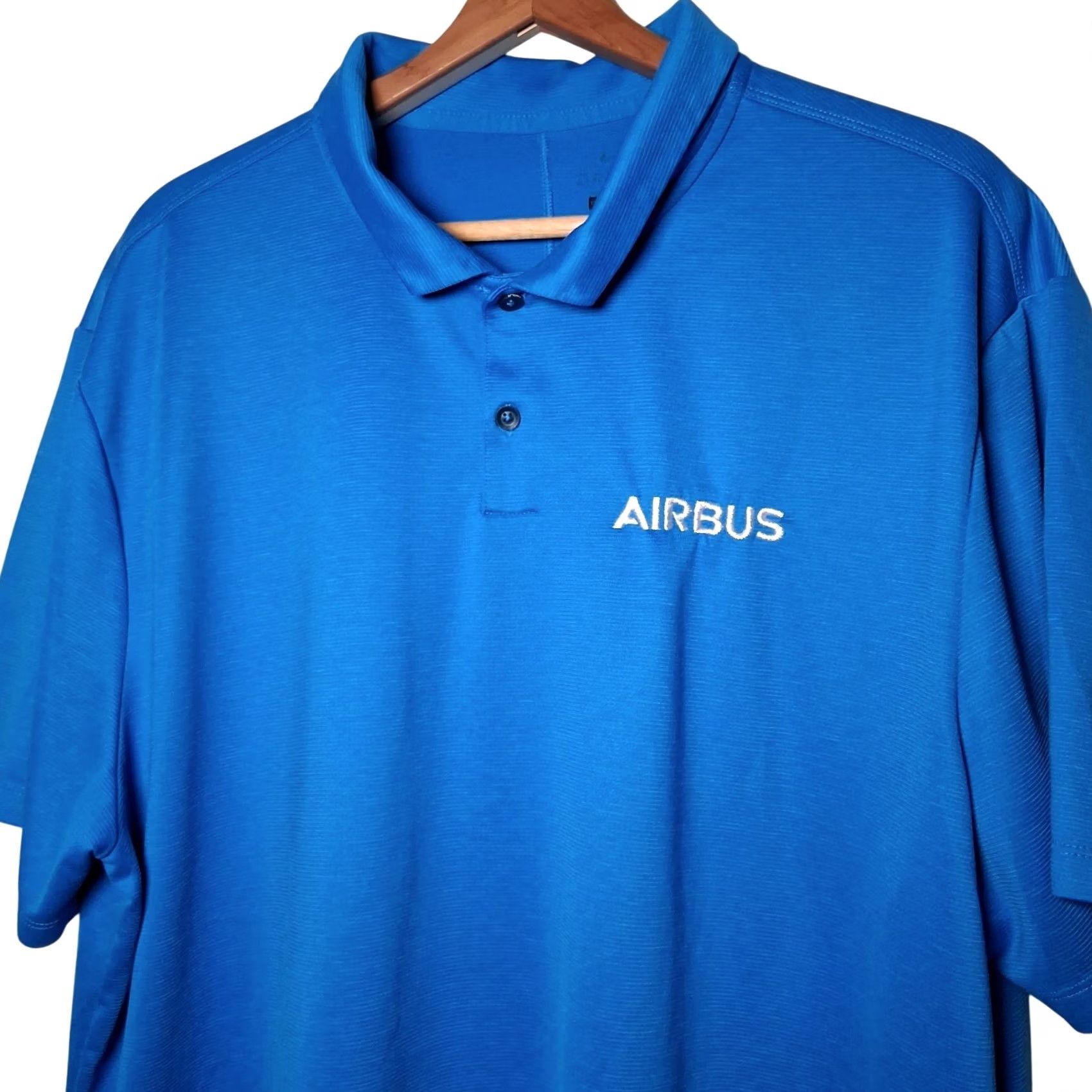 Nike Nike Dri-Fit Polo Shirt XXL Blue Stretch Performance Military Aviation Polo Shirt Boys? Mens? Size US XXL / EU 58 / 5 - 2 Thumbnail