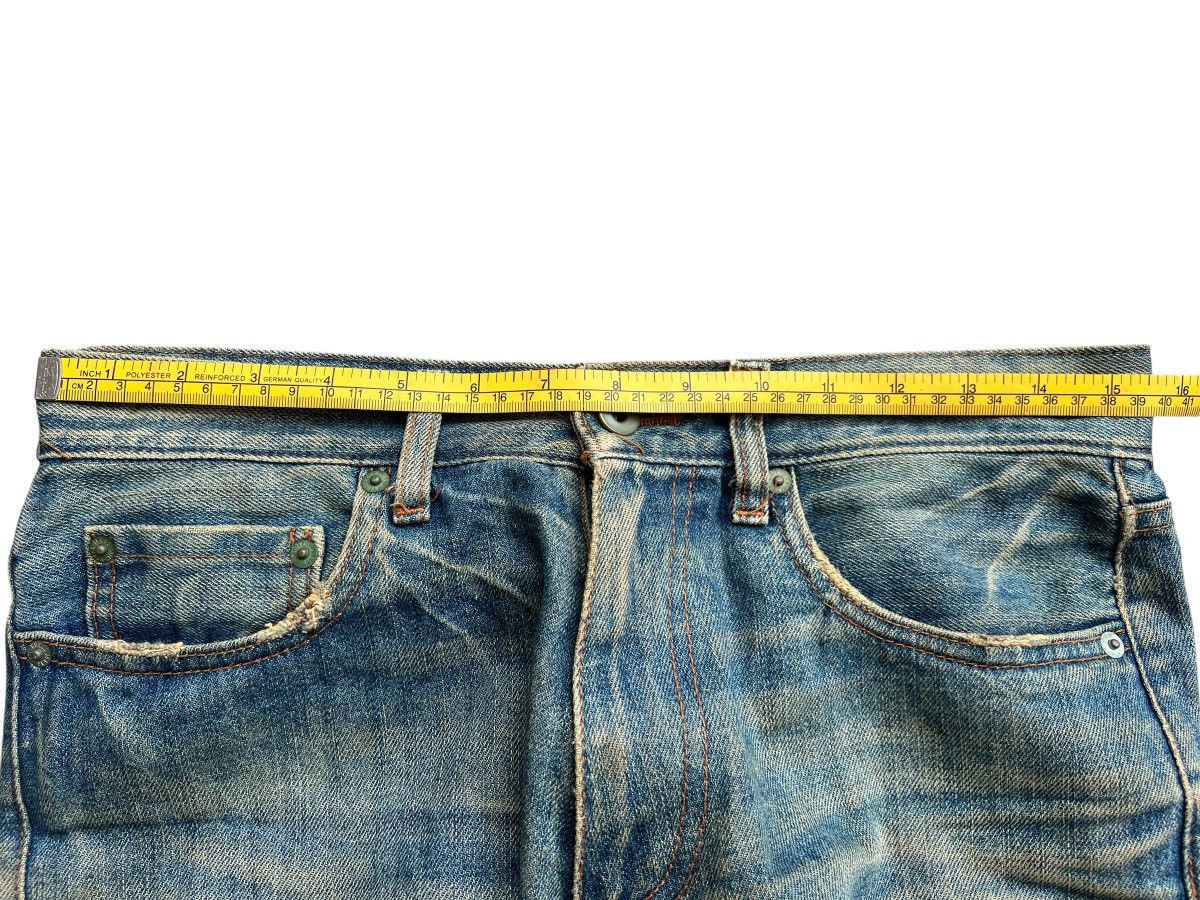 Mossimo Massimo Distressed Mudwash Distressed Denim Jeans 31x34 Size US 31 - 9 Thumbnail