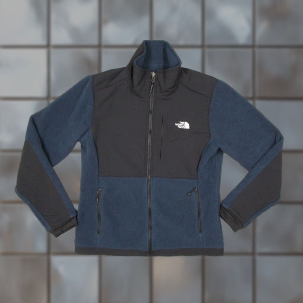 The North Face The North Face Jacket Womens Small Blue Denali Fleece Full Zip Hike Camp Work Size S / US 4 / IT 40 - 1 Thumbnail