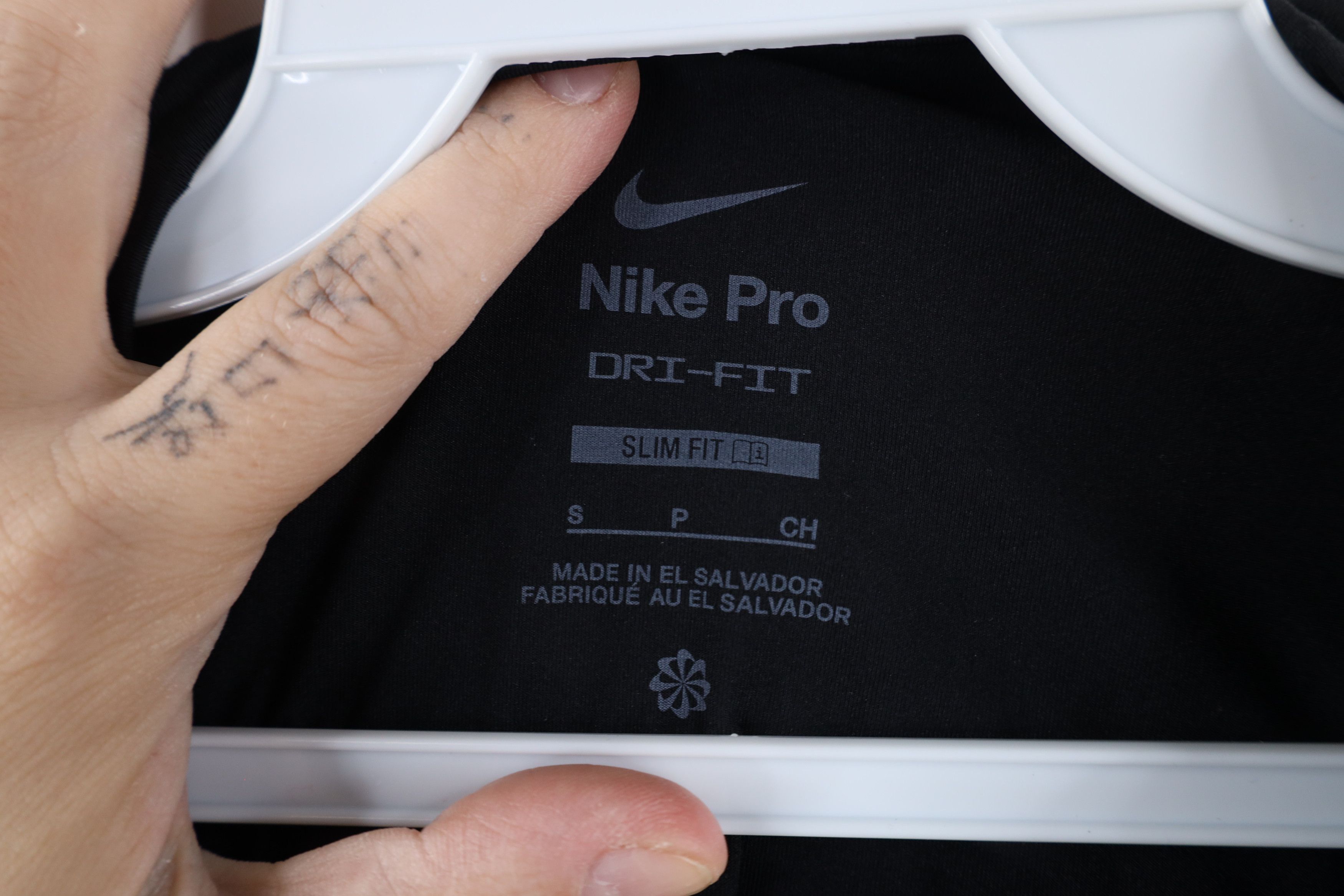 Nike × Vintage Nike Pro Scott Center Swoosh Training Long Sleeve T-Shirt Size US S / EU 44-46 / 1 - 6 Thumbnail