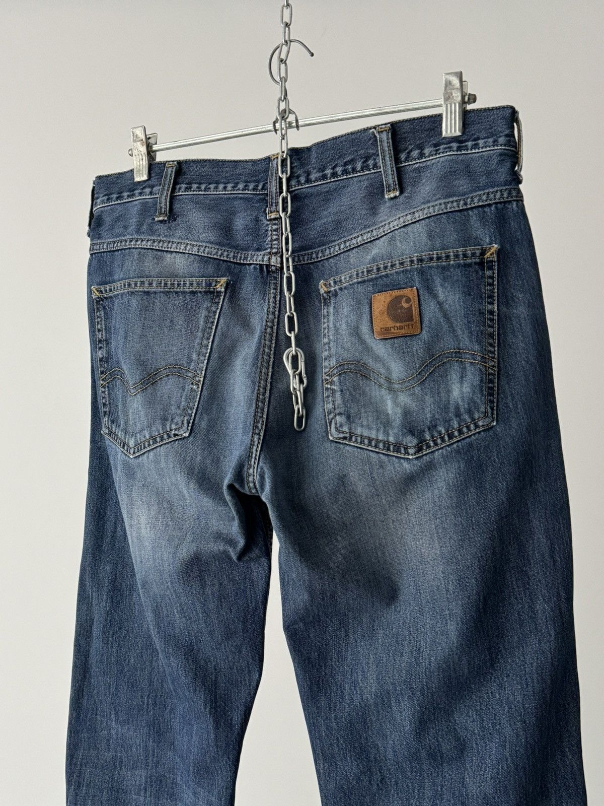 Carhartt × Carhartt Wip × Vintage Vintage Carhartt WIP Skate Destroyed Jeans Pants Size US 32 / EU 48 - 8 Thumbnail