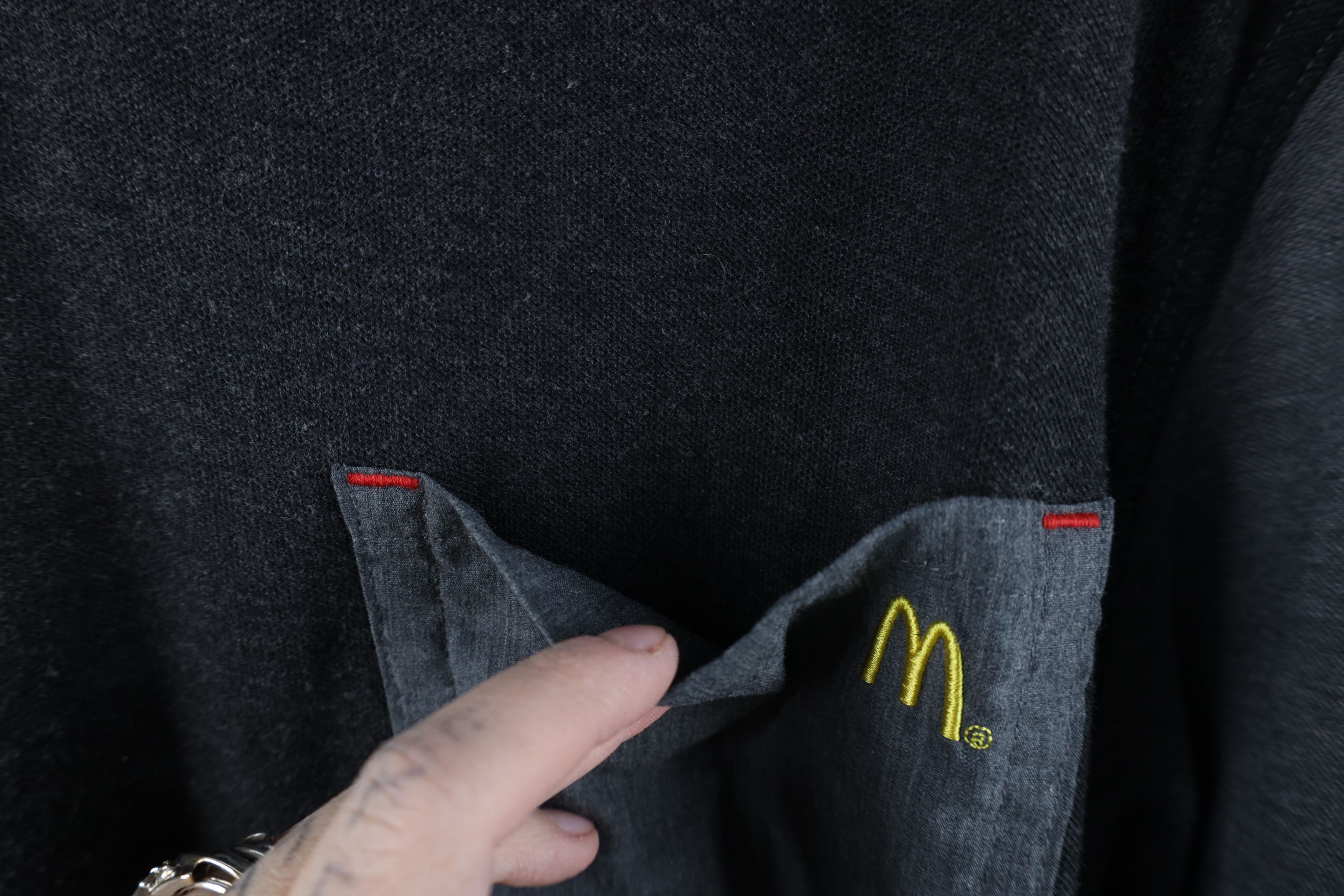 Vintage Vintage Y2K McDonalds Fast Food Block Employee T-Shirt Gray Size US M / EU 48-50 / 2 - 5 Thumbnail