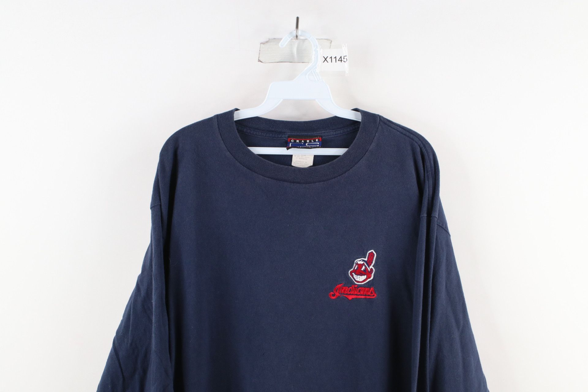 Vintage Vintage 90s Wahoo Cleveland Indians Long Sleeve T-Shirt Size US XL / EU 56 / 4 - 2 Thumbnail