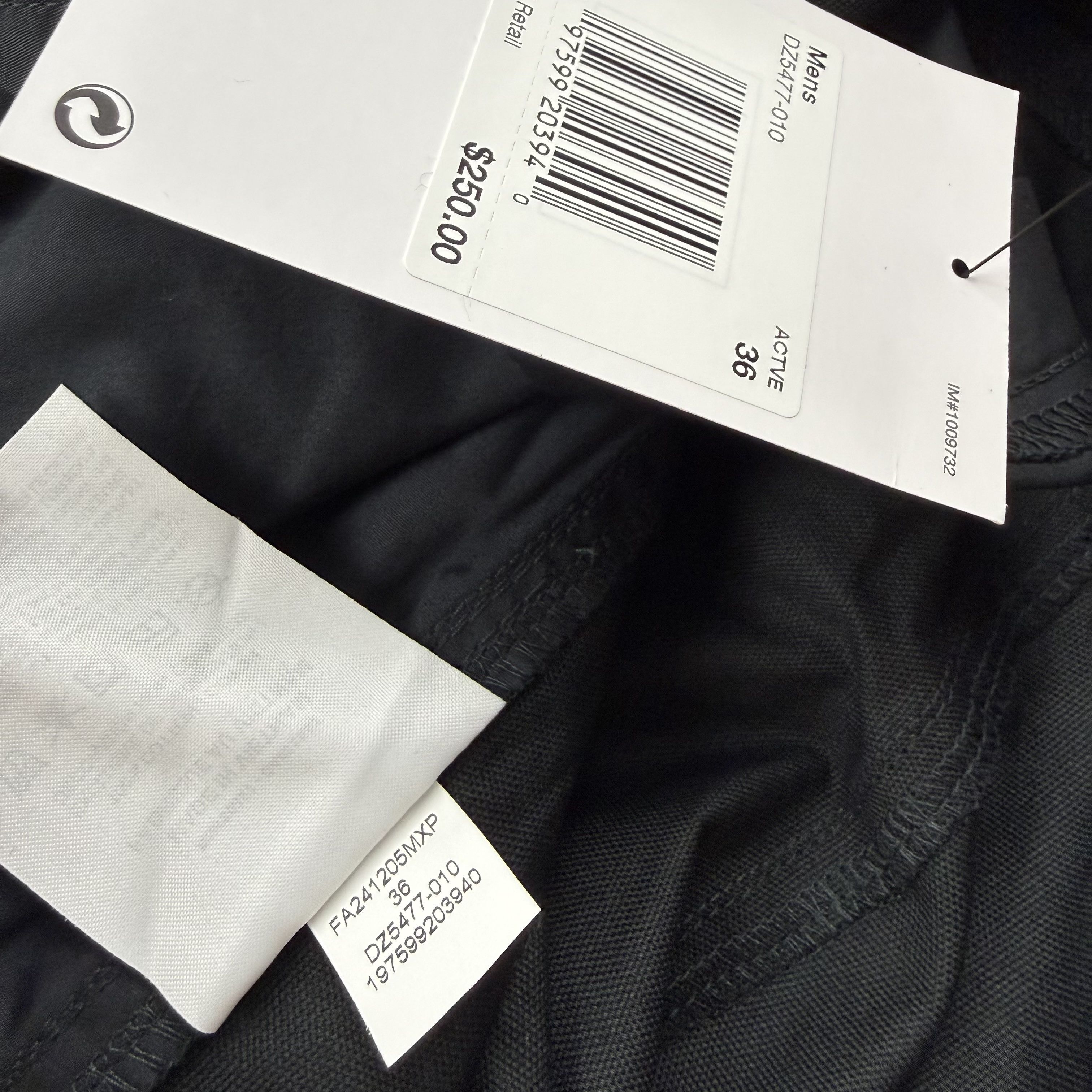 Jordan Brand Jordan Travis Scott Cactus Jack Men Black Canvas Shorts NEW Size US 36 / EU 52 - 6 Thumbnail
