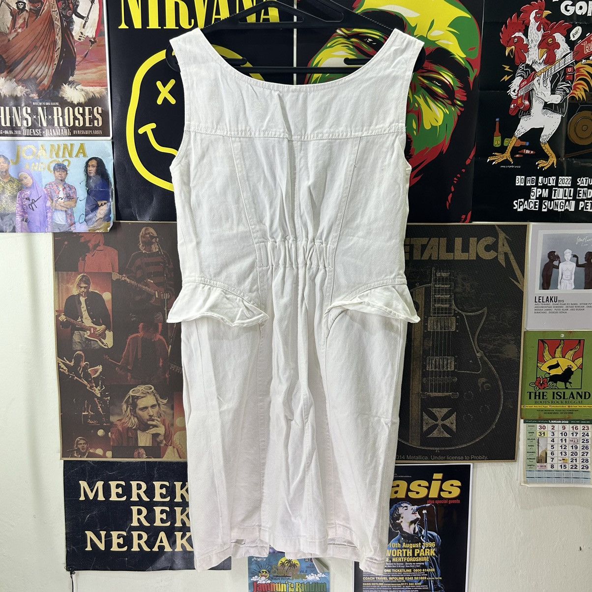 Vintage Vintage Japanese Brand White Dress Size S / US 4 / IT 40 - 7 Thumbnail