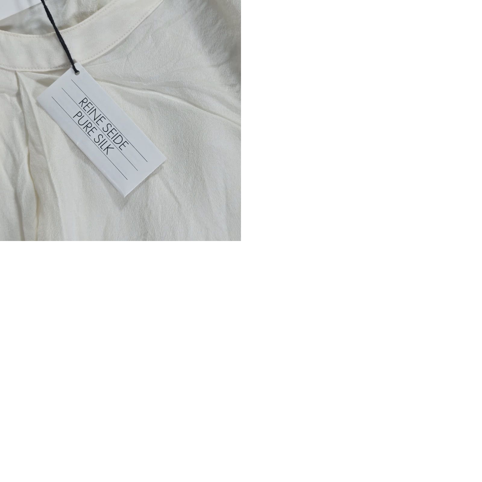 Escada VINTAGE Escada Silk Blouse Long Sleeve Ivory Pleated NWT Shoulder Pad Size 38 Women's Blouse Size XS / US 0-2 / IT 36-38 - 12 Thumbnail