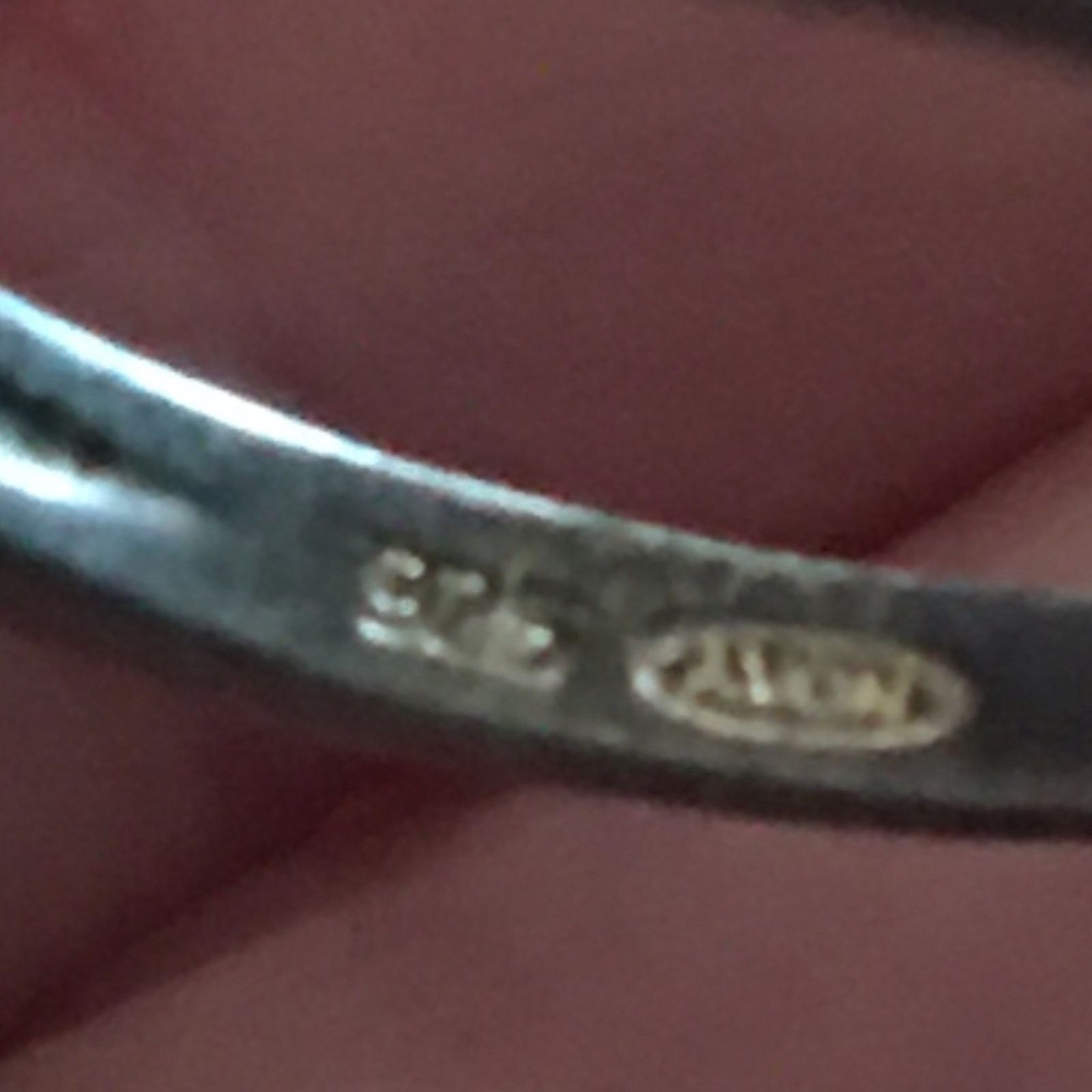 Vintage Vintage Avon .925 sterling silver CZ heart ring Size ONE SIZE - 7 Thumbnail
