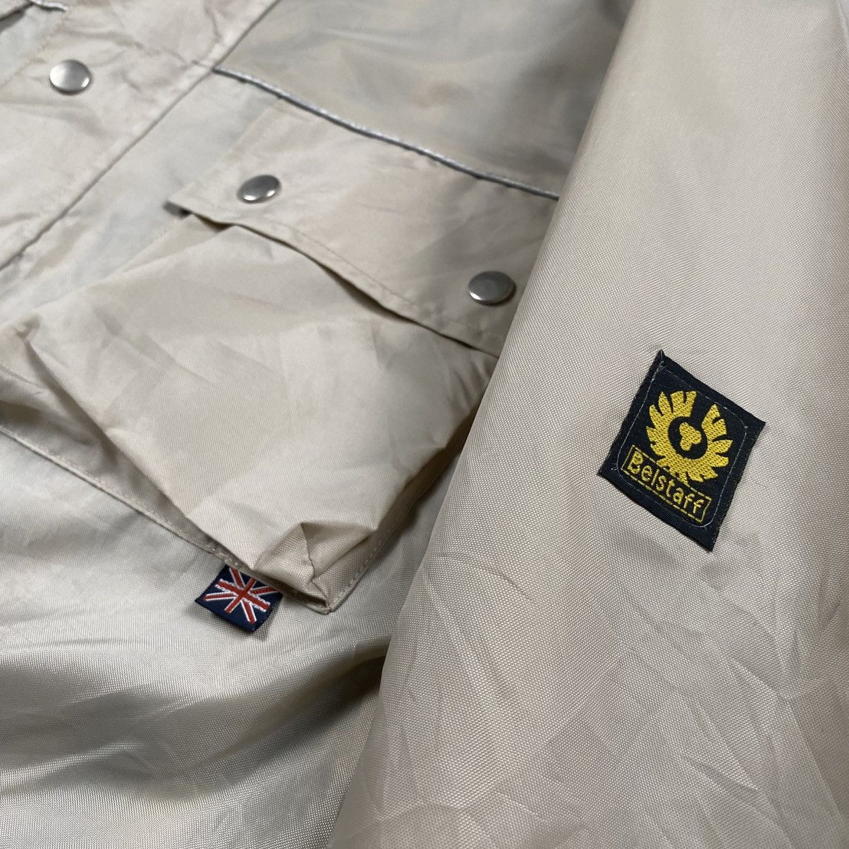 Belstaff Vintage Belstaff Light Army Jacket Size US XL / EU 56 / 4 - 4 Thumbnail