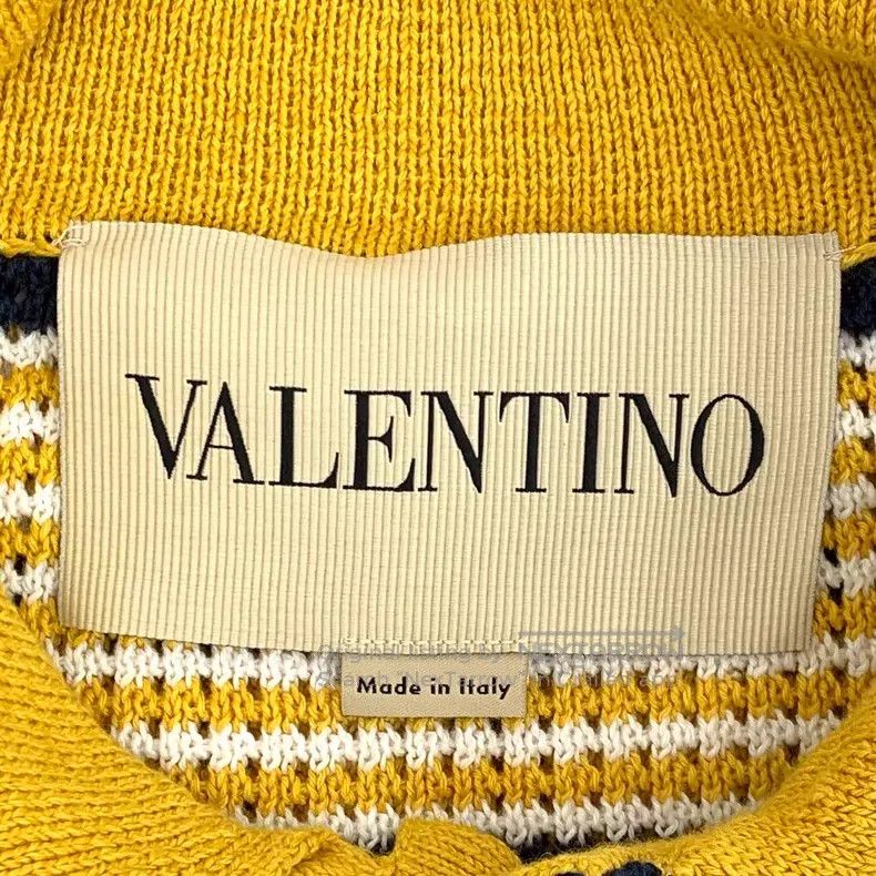 Valentino Valentino Single-breasted short-sleeved knitted polo shirt Size US XS / EU 42 / 0 - 5 Thumbnail