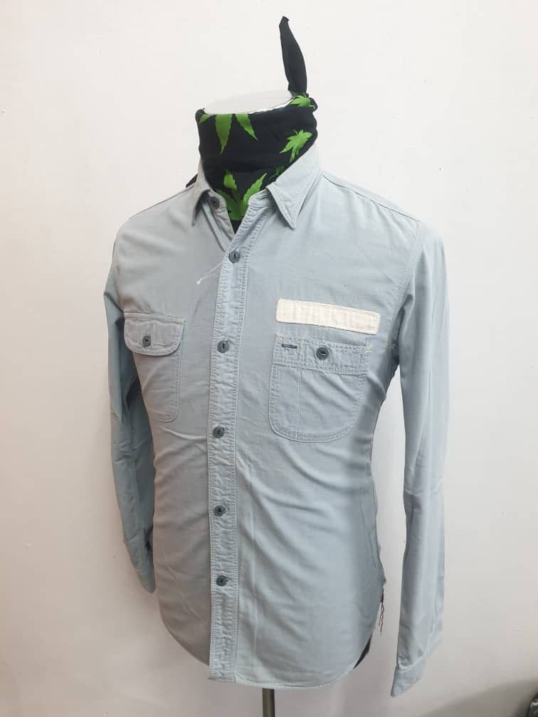 Journal Standard Journal Standard salvedge Japanese brand chambray shirt Size US M / EU 48-50 / 2 - 10 Thumbnail