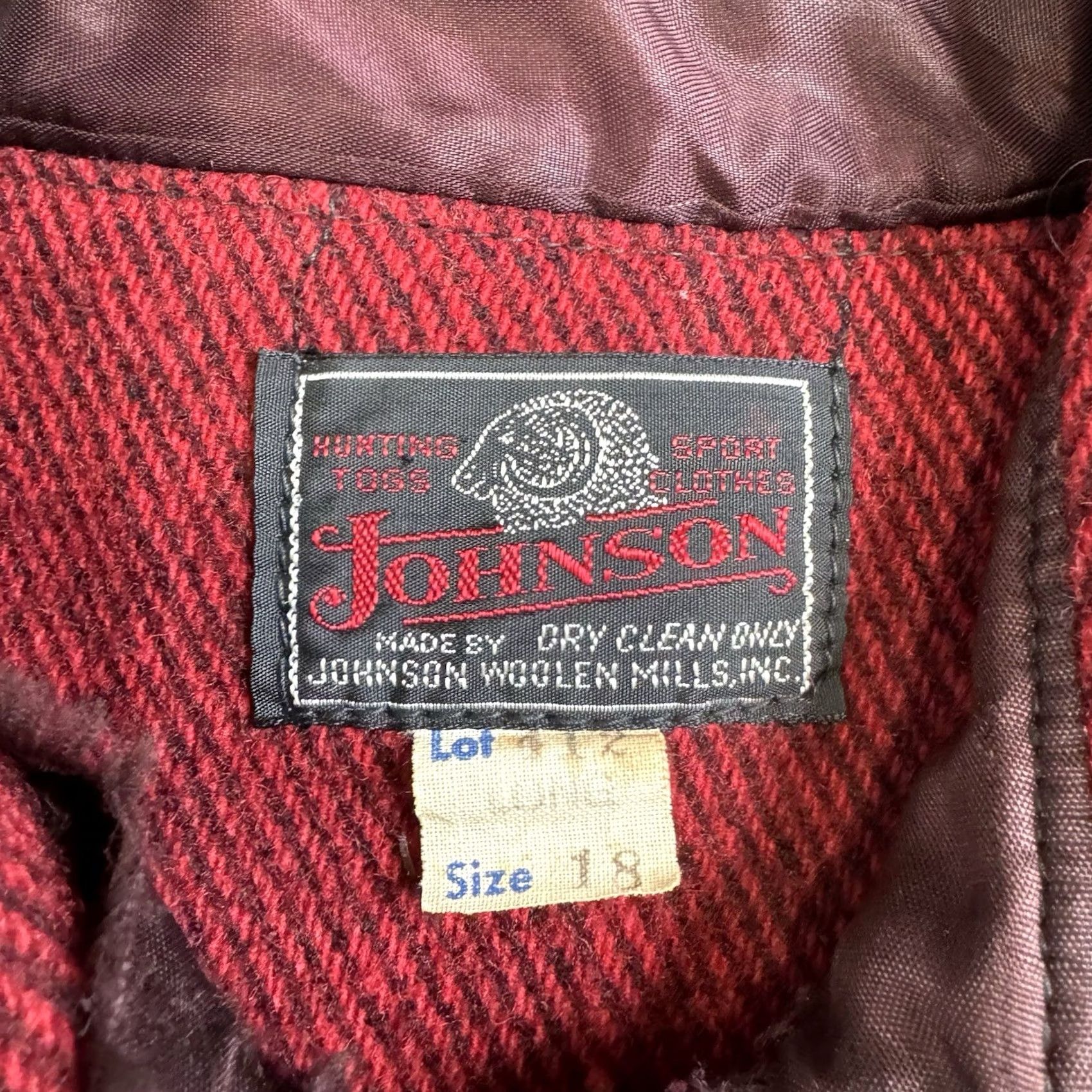 Johnson Woolen Mills VINTAGE Johnson Woolen Mills Jacket Jac Lumberjack Red Full Zip Up Sz 18 Shacket Size US XXL / EU 58 / 5 - 8 Thumbnail
