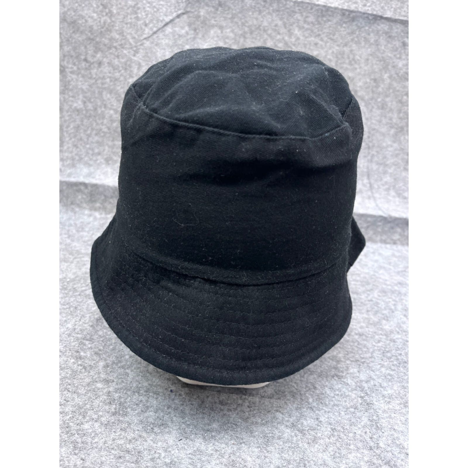 Vintage Good Vibes Only Bucket Hat Adult One Size Black Cotton Poleyster Reversible Size ONE SIZE - 6 Thumbnail
