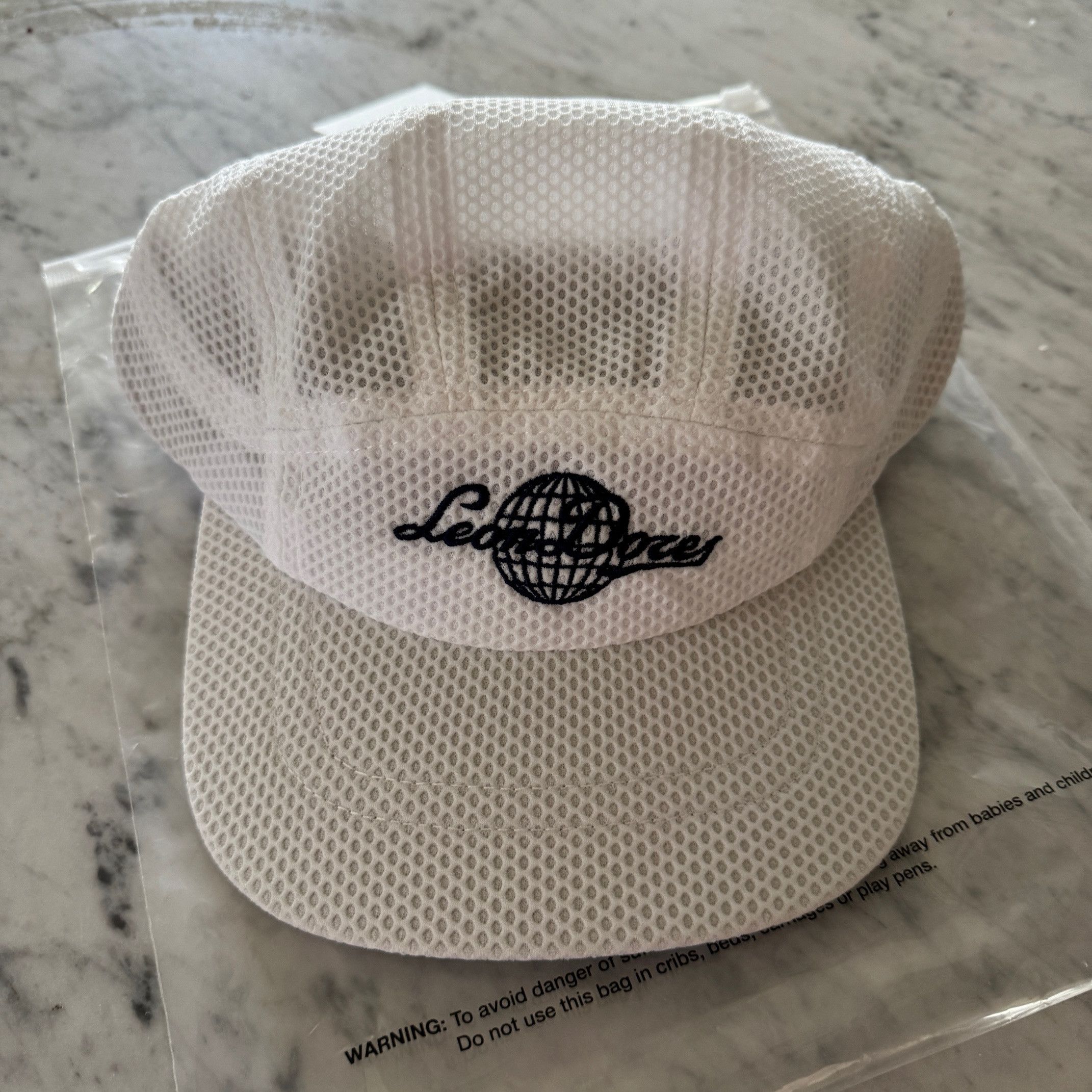 Aime Leon Dore Aime Leon Dore White Mesh Cycling Cap Size ONE SIZE - 3 Thumbnail