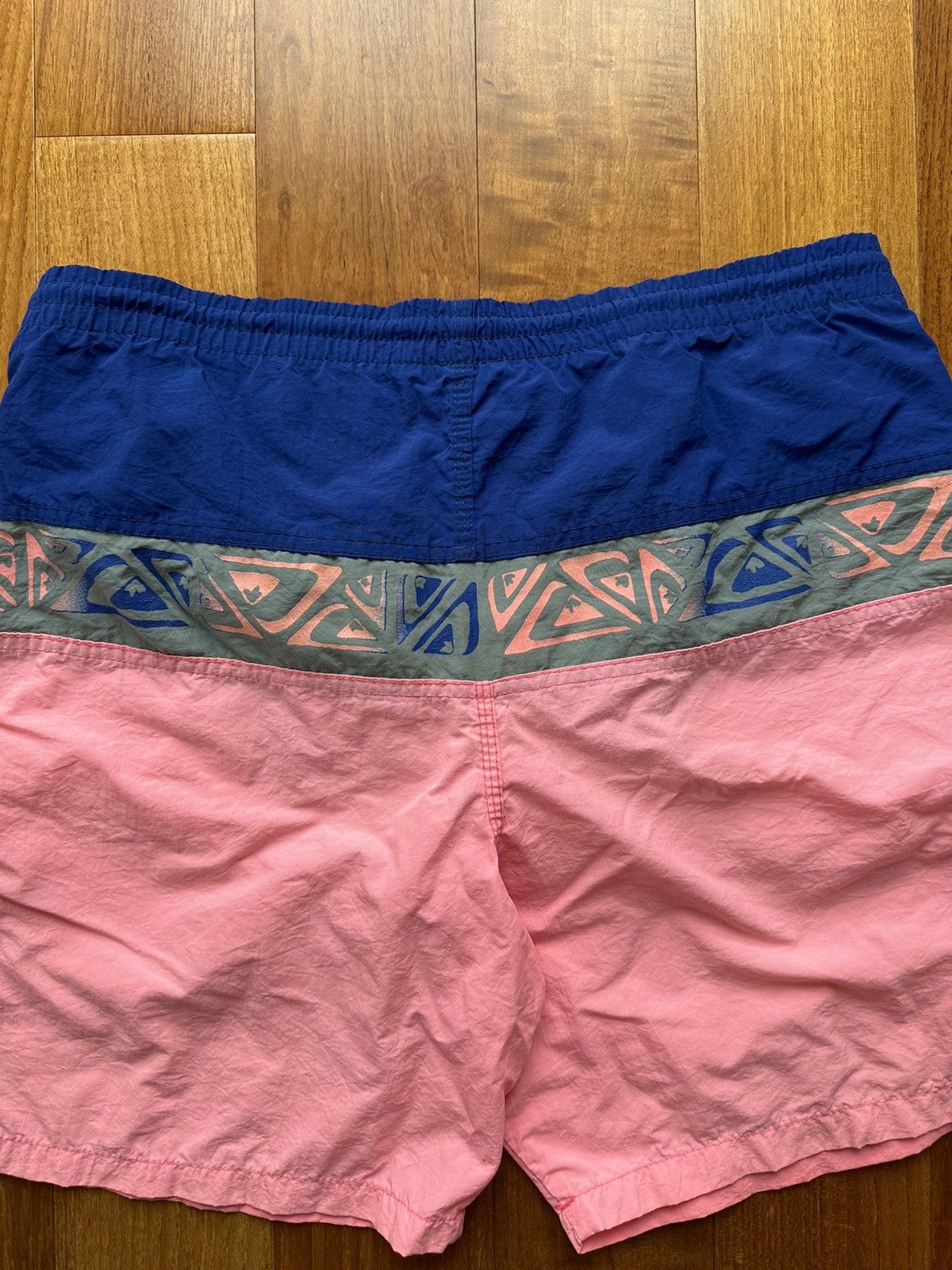 Quiksilver × Vintage Vintage 80s Quicksilver Surf Skater Nylon Shorts Size 34 Size US 34 / EU 50 - 5 Thumbnail