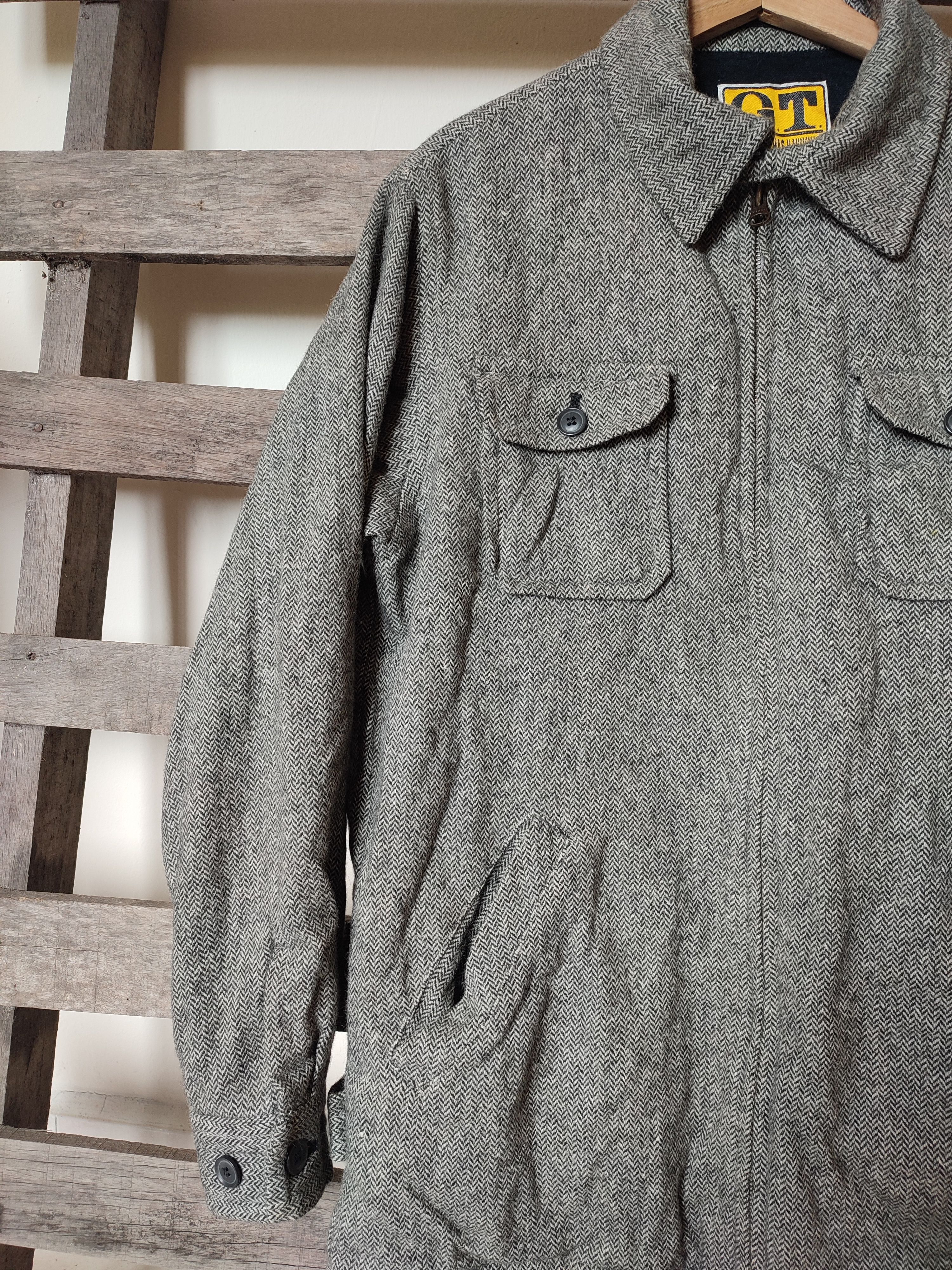Japanese Brand VINTAGE GEORGE THOMAS HAWKINS MULTI POCKET WOOL JACKET Size US M / EU 48-50 / 2 - 6 Thumbnail
