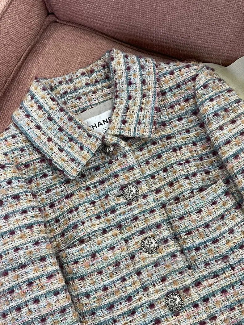 Chanel Chanel German Hamburg series colourful woven coat Size XS / US 0-2 / IT 36-38 - 2 Thumbnail