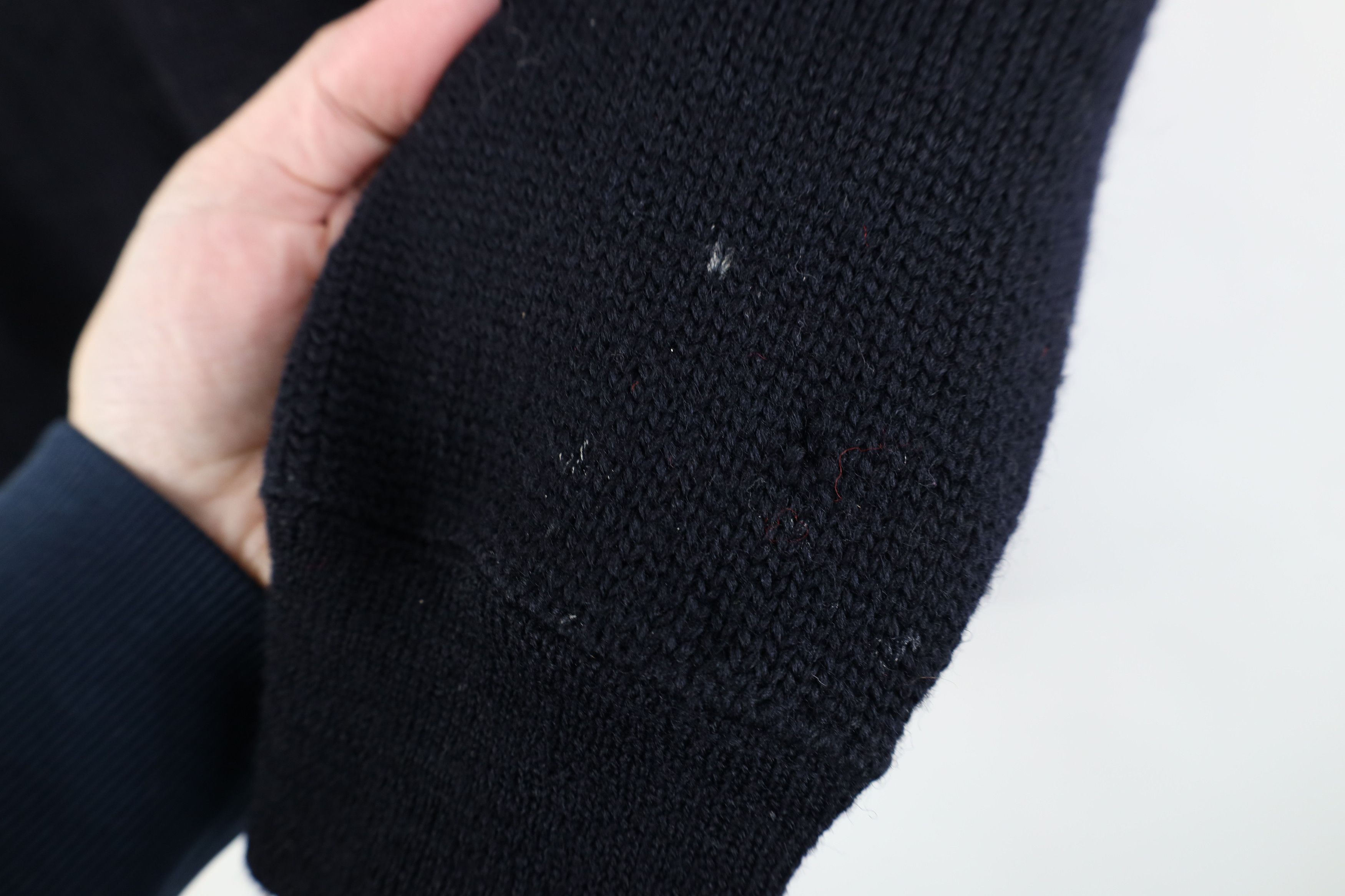 Vintage Vintage 40s US Navy Wool Knit Mock Neck Sweater Blue USA Size US S / EU 44-46 / 1 - 5 Thumbnail