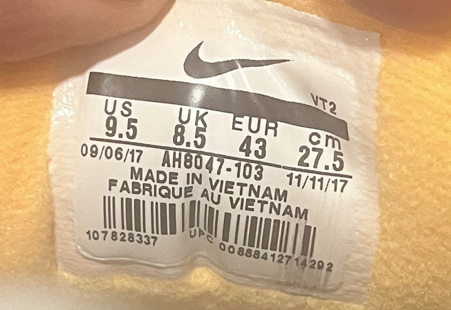 Nike SIZE 9.5 MEN - Nike Air Span 2 Laser Orange Size US 9.5 / EU 42-43 - 6 Thumbnail