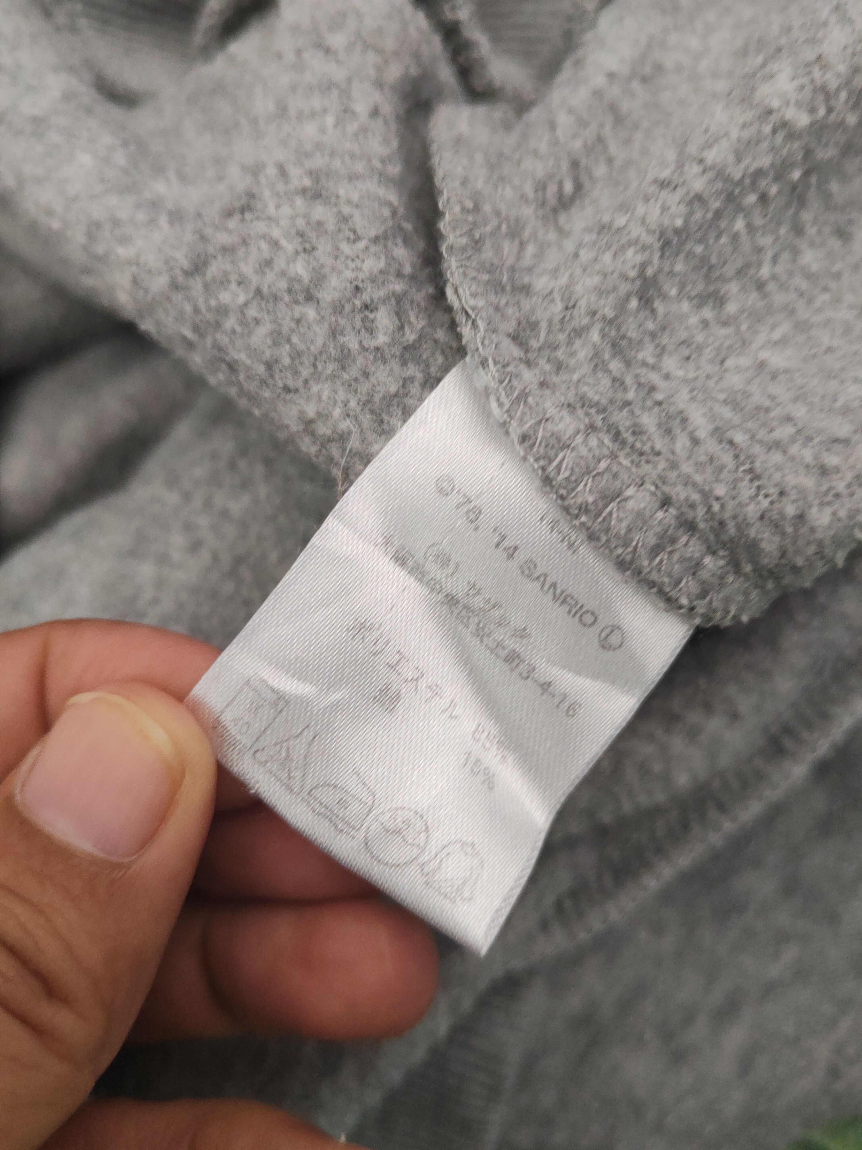 Japanese Brand × Vintage DL Hello Kitty vintage Gray Sweatshirts #821 Size M / US 6-8 / IT 42-44 - 10 Thumbnail