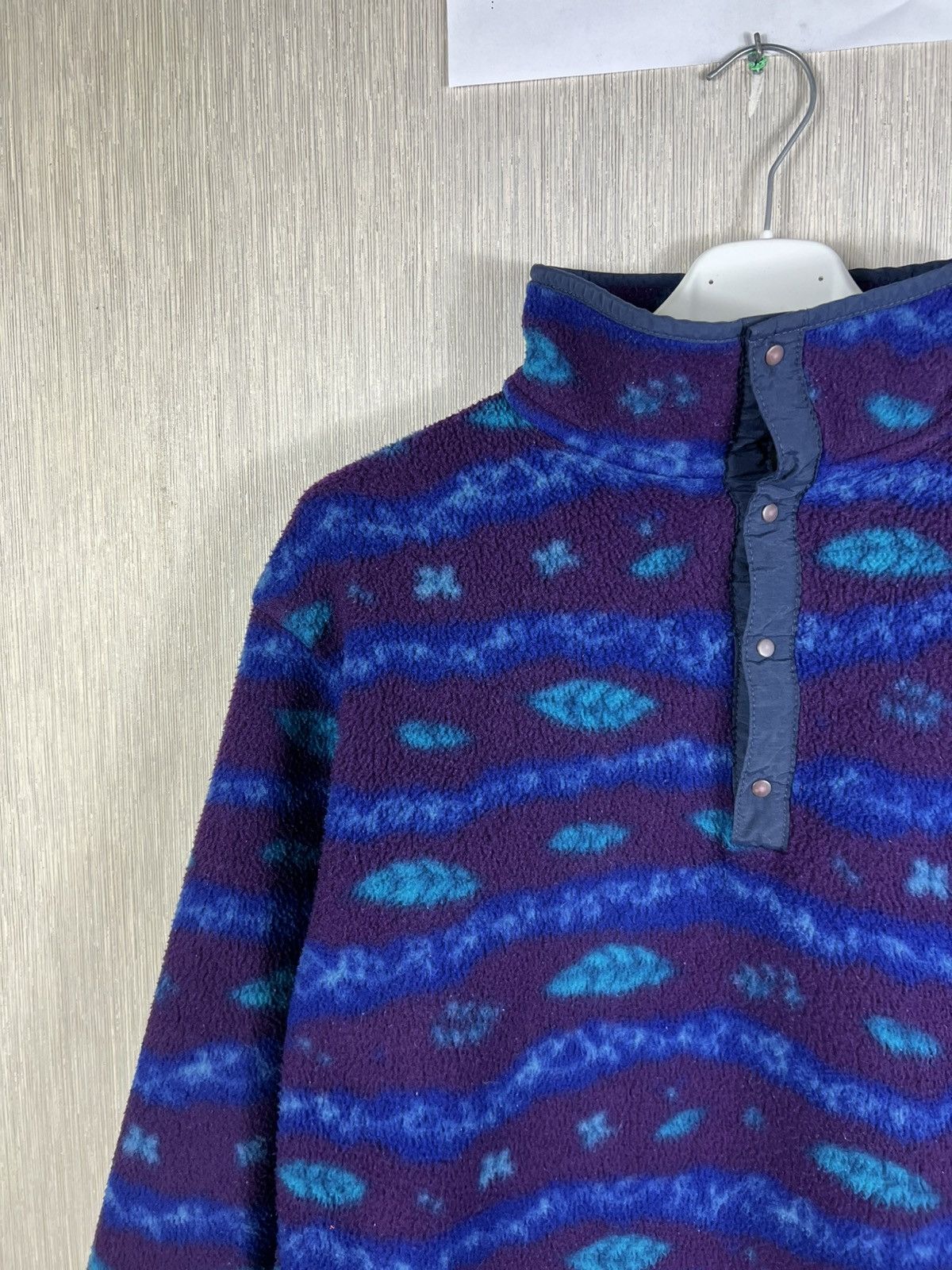 L.L. Bean Vintage L.L. Bean 90s synchilla leaf patterned retro fleece Size US M / EU 48-50 / 2 - 4 Thumbnail