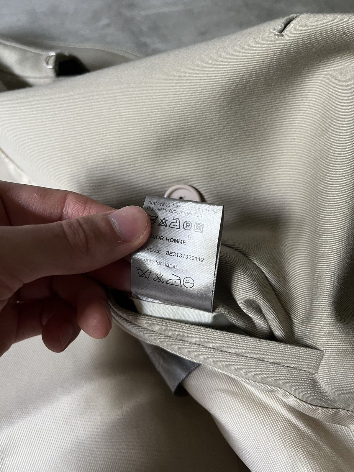 Dior Dior Homme S/S 08 coat beige belted rare Size US M / EU 48-50 / 2 - 24 Thumbnail