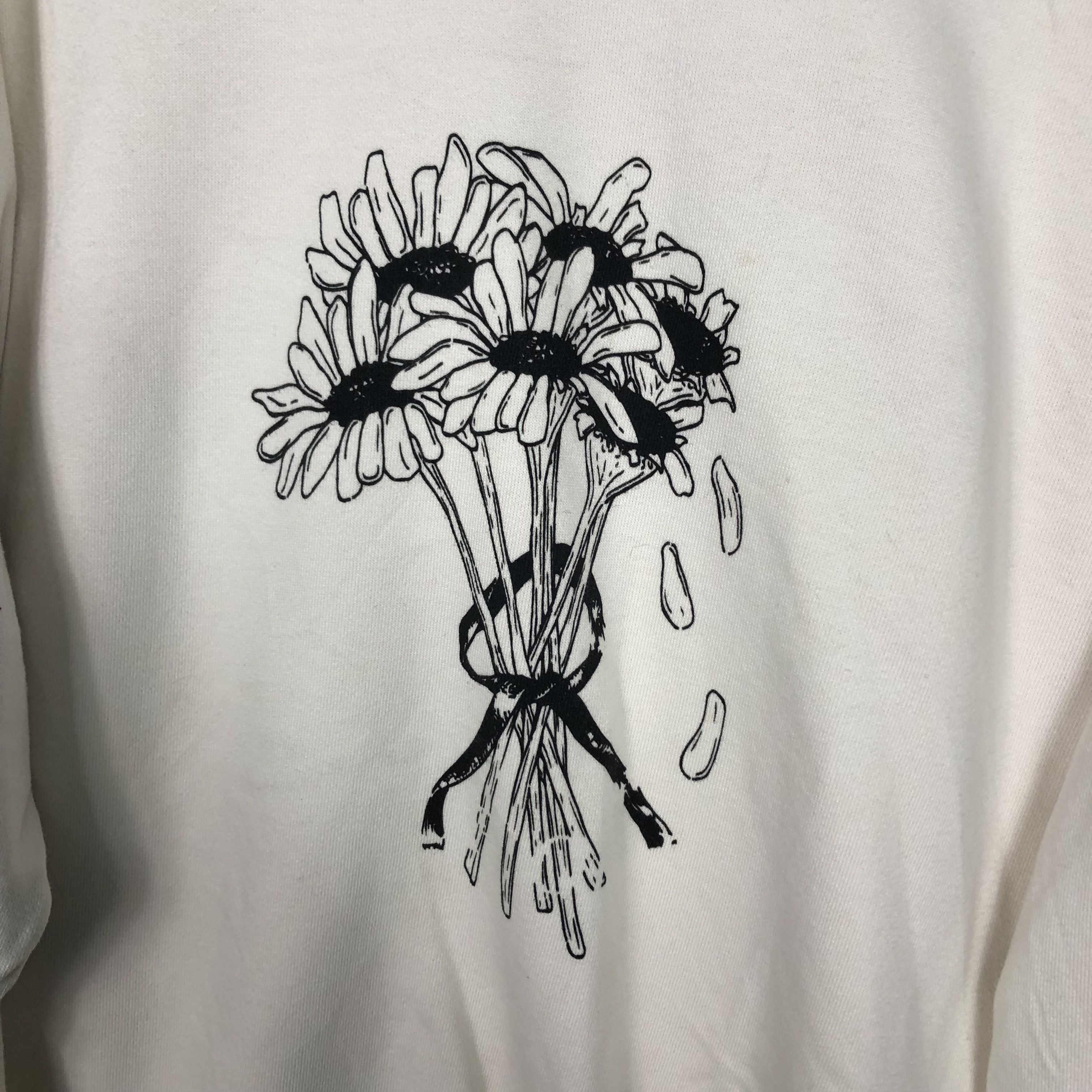 Japanese Brand 📌Vintage Sweatshirt Labour Of Love Big Logo Flower Design Size US L / EU 52-54 / 3 - 13 Thumbnail
