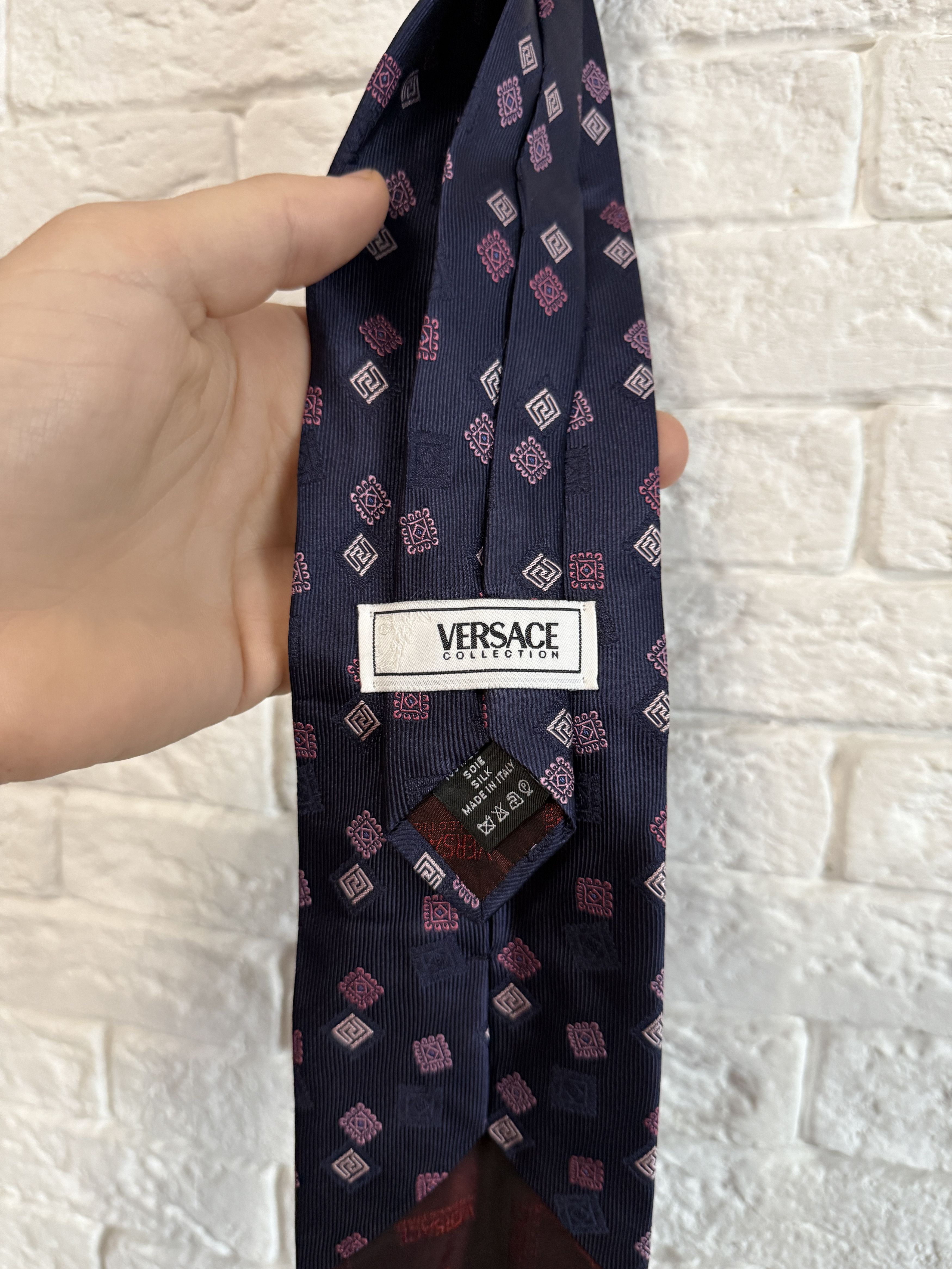 Designer × Versace × Vintage Vintage Rare Versace Collection 100% Silk Tie Size ONE SIZE - 4 Thumbnail