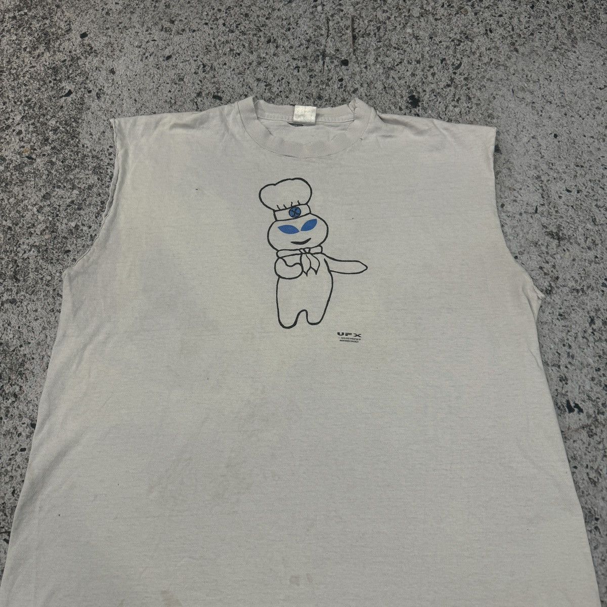 Vintage 90s Doughboy Thrashed Mobtown Chicago Shirt ERD Grunge Size US XL / EU 56 / 4 - 9 Thumbnail