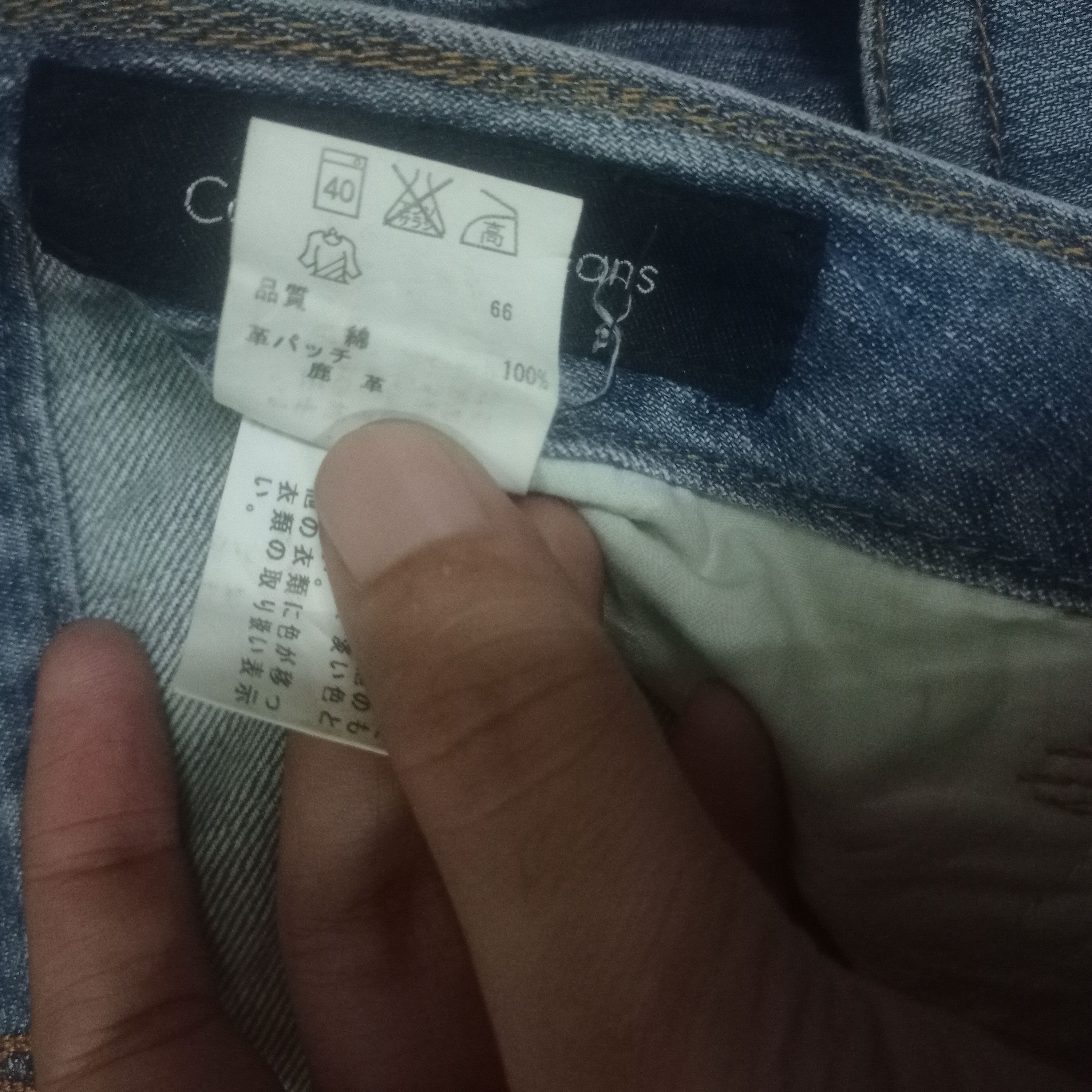 Calvin Klein Vintage Calvin Klein Blue Wash Distressed Baggy Style Jeans Size US 30 / EU 46 - 7 Thumbnail
