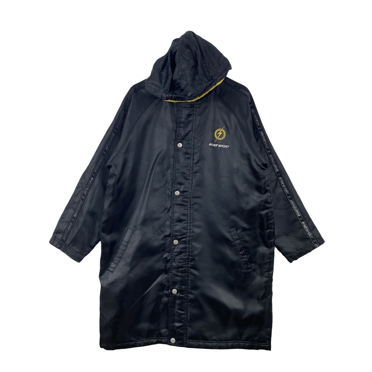 Vintage Vintage BOLT SPORT Hooded Bench Coat Jacket Fleece Size US XXL / EU 58 / 5 - 1 Thumbnail
