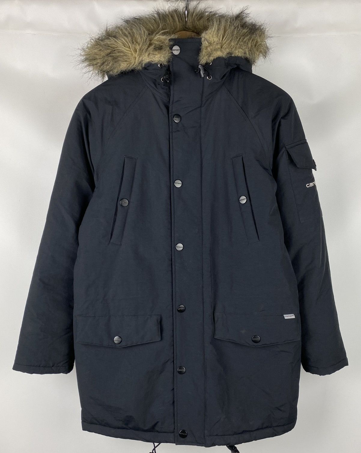 Carhartt Carhartt Vintage Men’s Padded Hooded Parka Jacket Size S Fur Size US S / EU 44-46 / 1 - 1 Thumbnail