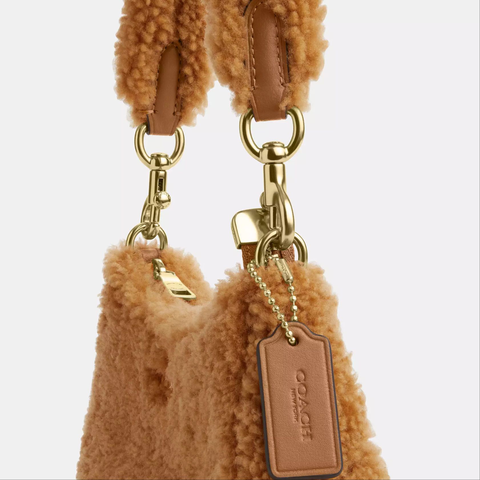 Coach Teri Mini Crossbody Bag In Shearling CDA84 Size ONE SIZE - 9 Thumbnail