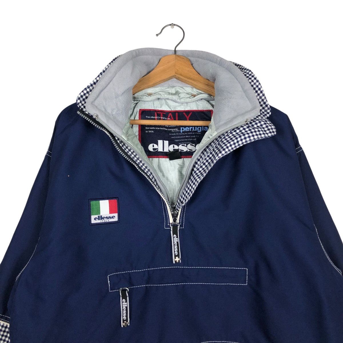 Japanese Brand 📌Vintage Ski Jacket Anorak Ellesse Big Logo Size US M / EU 48-50 / 2 - 16 Thumbnail