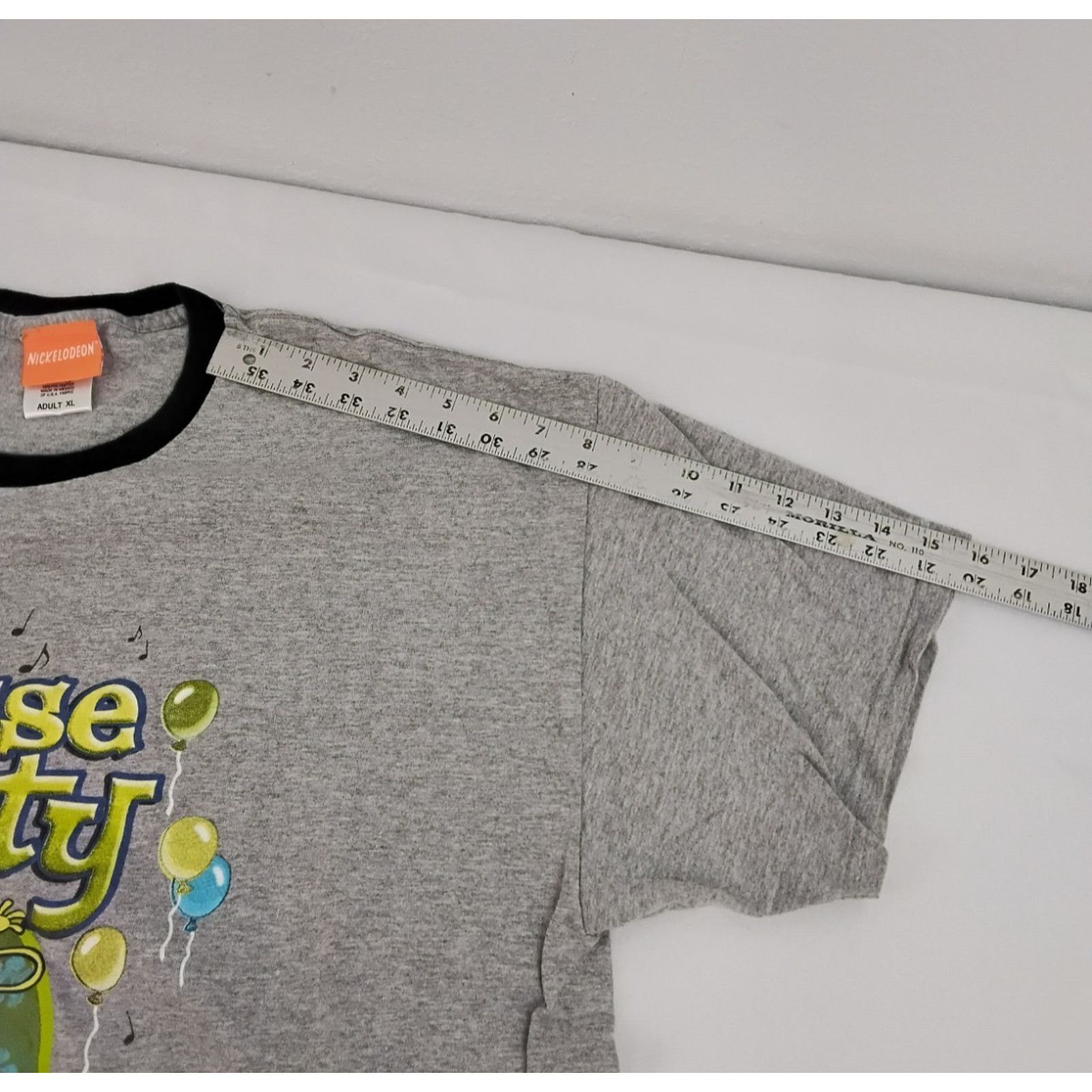 Nickelodeon Spongebob Squarepants T-Shirt Adult XL House Party Gray Y2K Size US XL / EU 56 / 4 - 8 Thumbnail