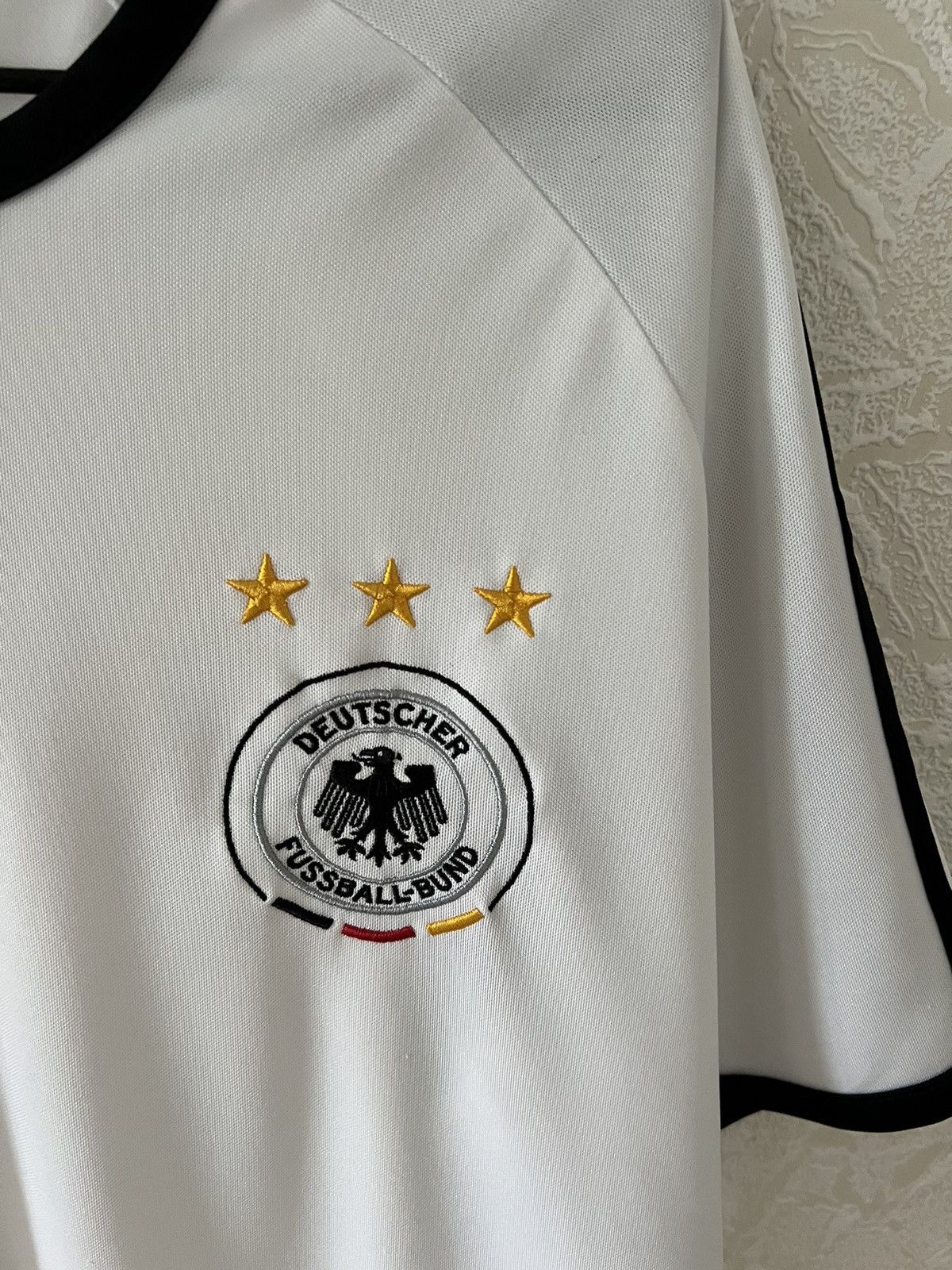 Vintage Adidas Germany Home Soccer Jersey Football Shirt 2009 2010 Size US L / EU 52-54 / 3 - 5 Thumbnail