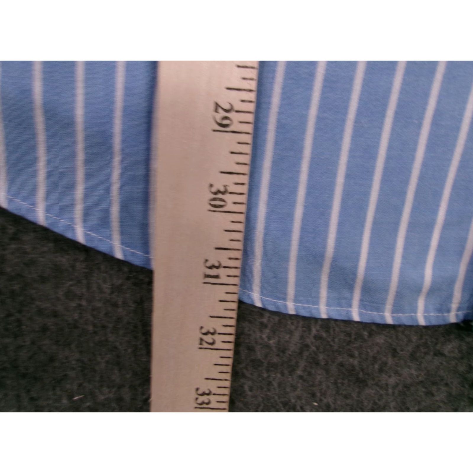 Lands' End Lands End Shirt Men 16.5 Blue Striped Retro Classic Casual Vintage USA Made Y2K Size US XL / EU 56 / 4 - 5 Thumbnail