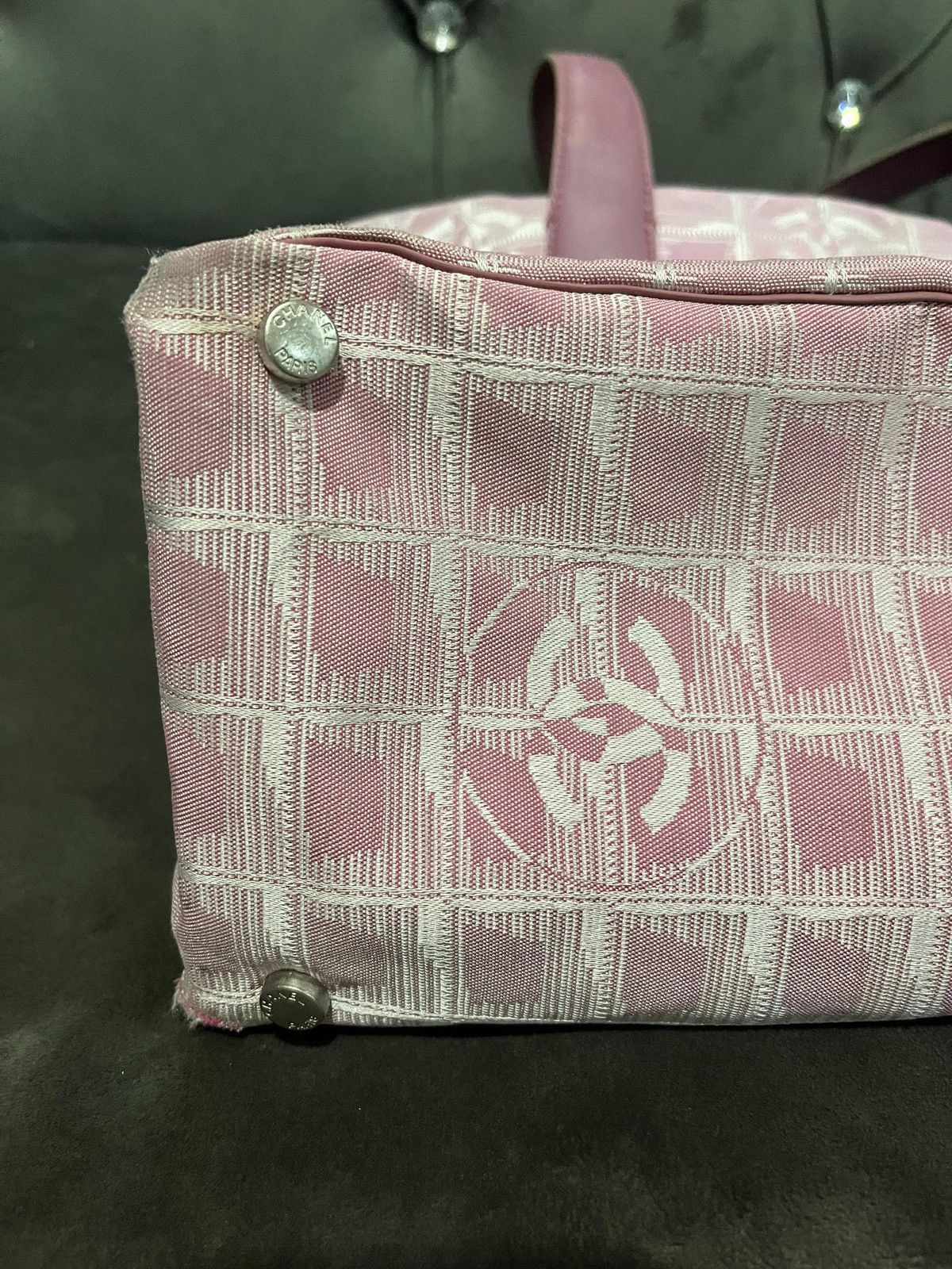 Chanel Chanel CC Logo Travel Line Large Nylon Tote Bag Size ONE SIZE - 4 Thumbnail