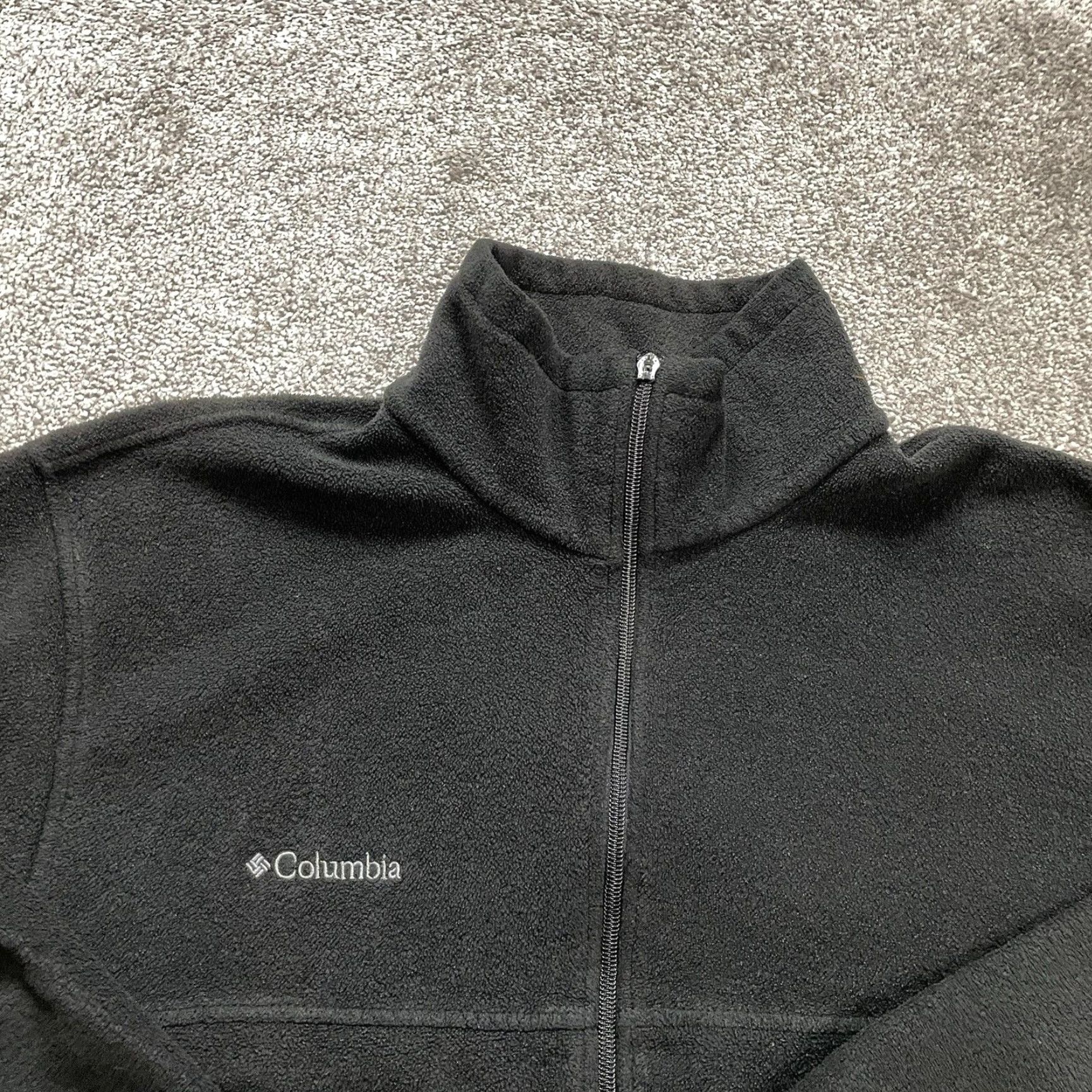 Vintage Columbia Jacket Men Large Black Steens Mountain Fleece Full Zip High Neck Hiking Size US L / EU 52-54 / 3 - 3 Thumbnail