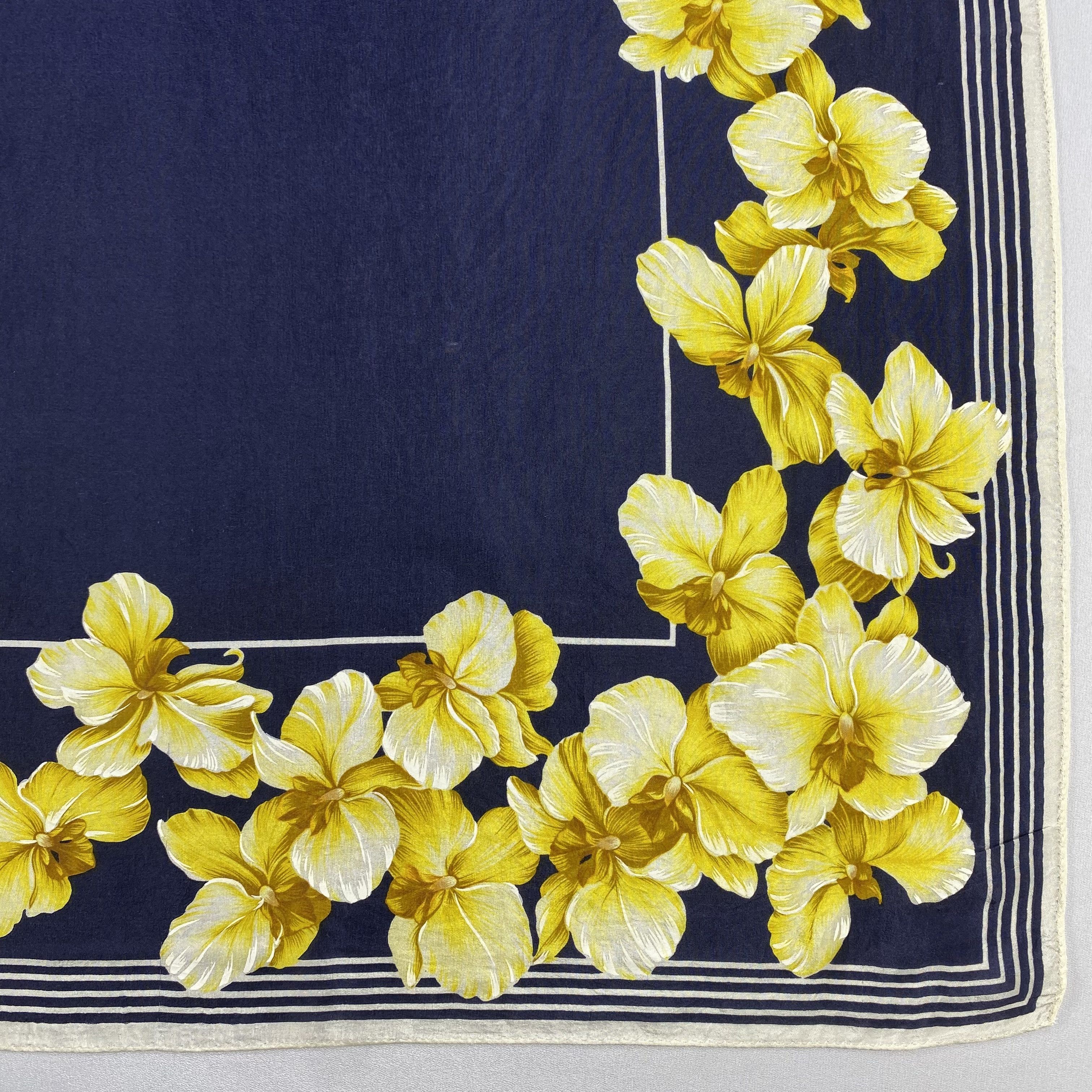 Japanese Brand × Vintage Vintage Japanese Brand Floral Silk Scarf SS039 Size ONE SIZE - 3 Thumbnail