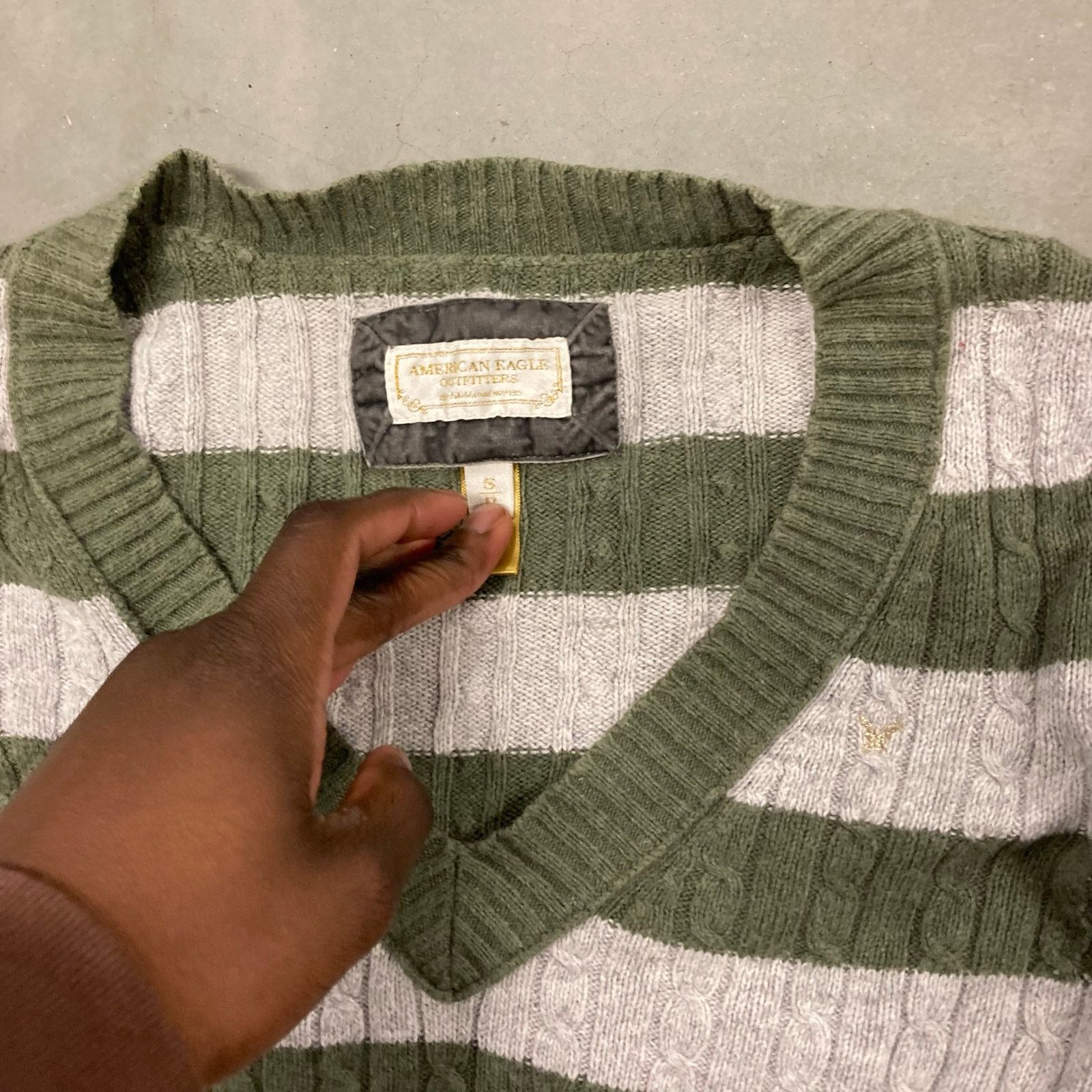 American Eagle Outfitters × Vintage vintage y2k American eagle striped sweater Size US XS / EU 42 / 0 - 4 Thumbnail