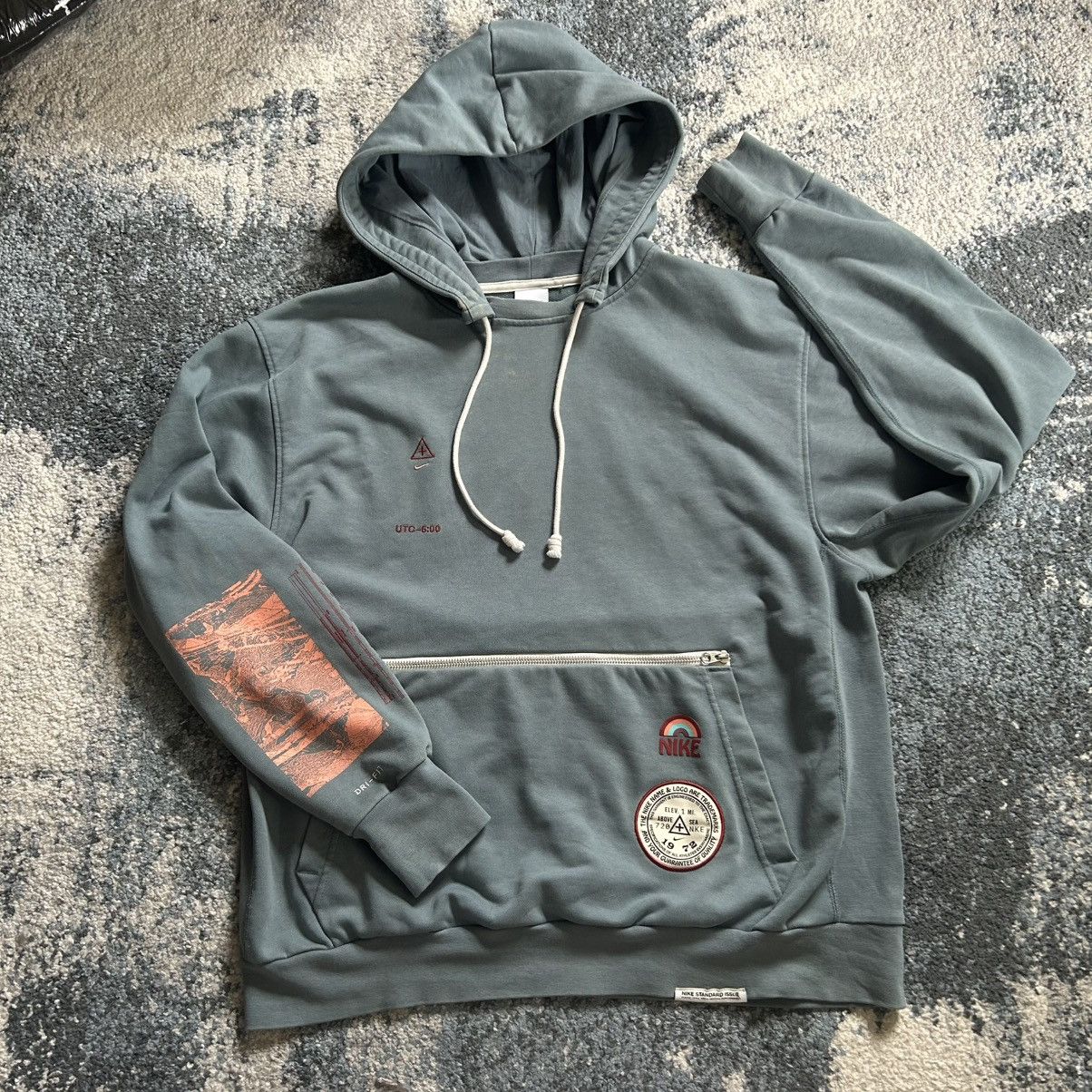 Nike TEAL ACG STANDARD iSSUE AFTERHOOD SWEATSHiRT PREPPY TRAiL Size US L / EU 52-54 / 3 - 2 Thumbnail