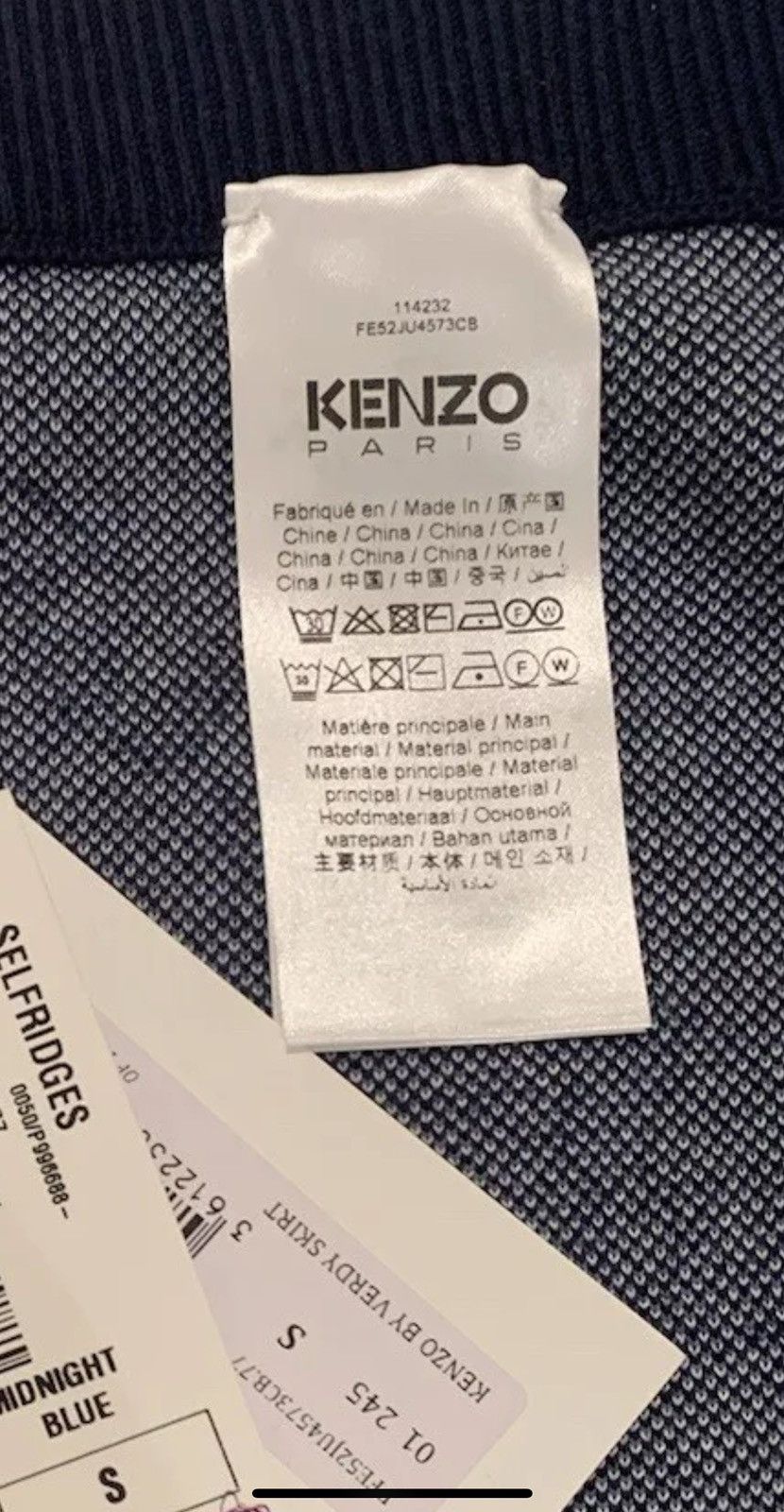 Kenzo KENZO X VERDY 'KENZO BY VERDY' MINISKIRT Blue Size 28" / US 6 / IT 42 - 11 Thumbnail