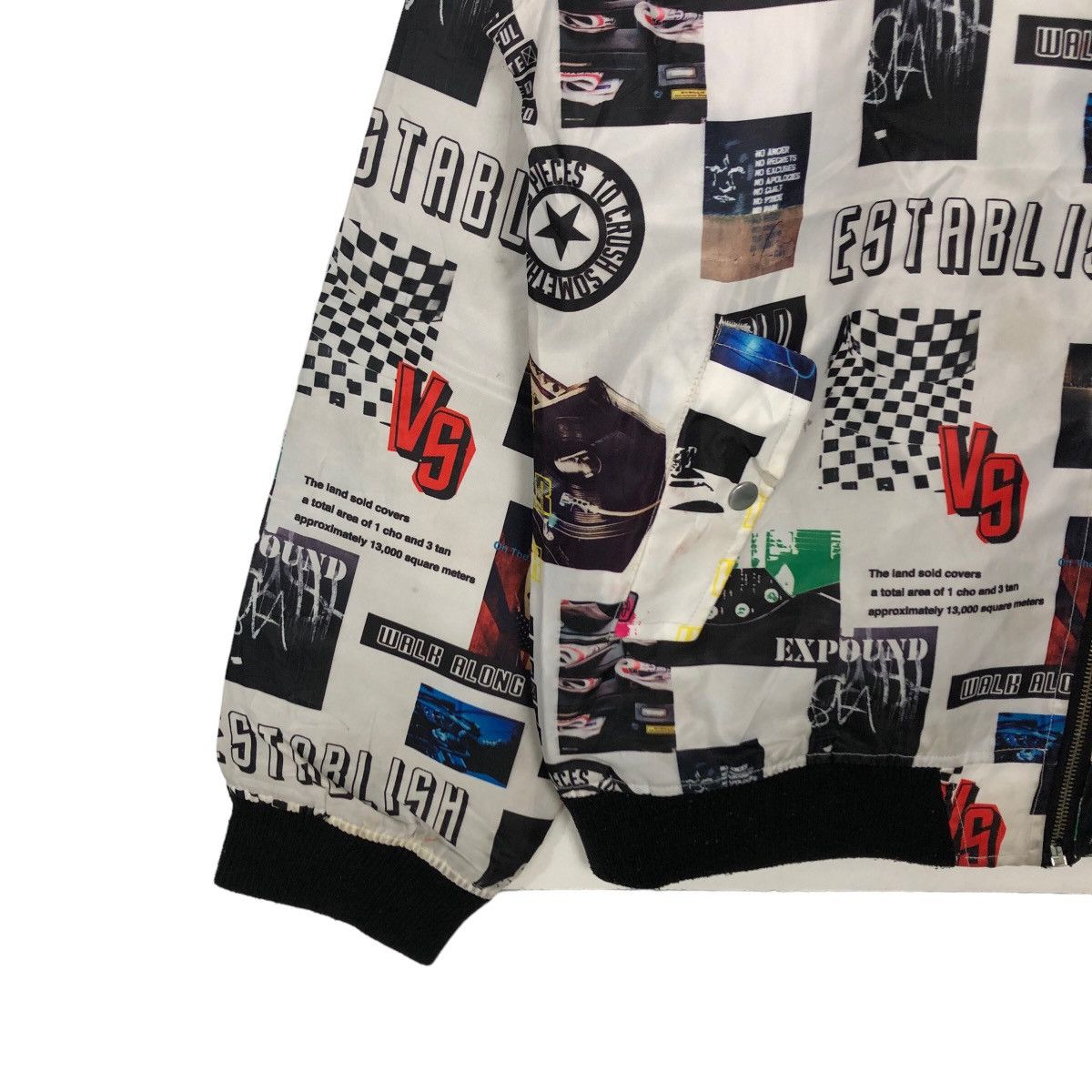 Japanese Brand STREETWEAR DESIGN RARE BOMBER JACKET BIG LOGO Size US XL / EU 56 / 4 - 3 Thumbnail