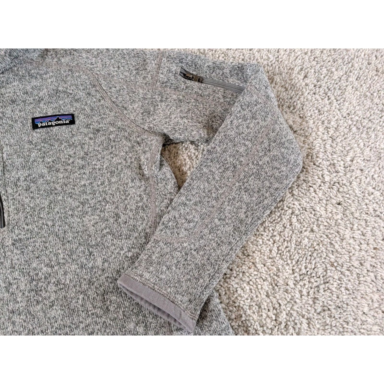 Patagonia Patagonia Women’s Better Sweater 1/4 Zip Gray Fleece Sz XXS EUC Speckled Size XXS / US 00 / IT 34 - 3 Thumbnail