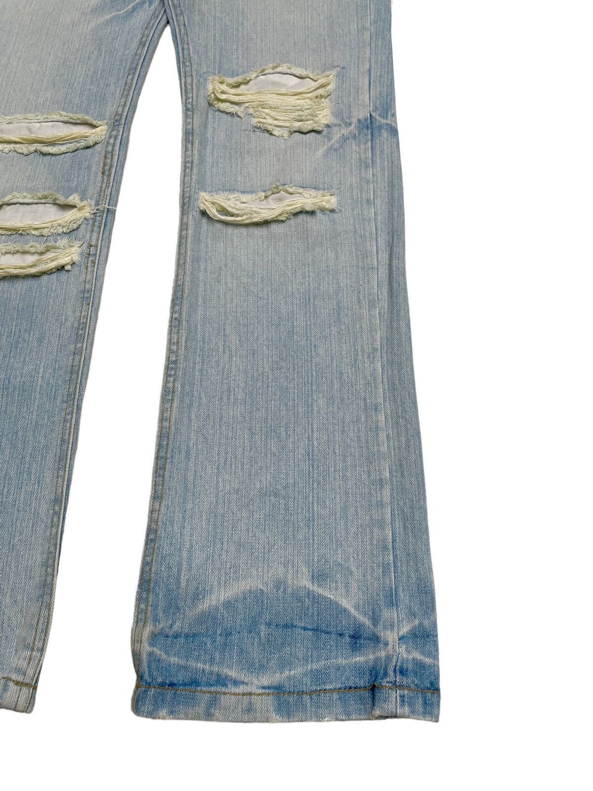 If Six Was Nine × Japanese Brand Rare Design Vintage Japanese Brand Peace Flared Jeans 2000s Size US 31 - 8 Thumbnail