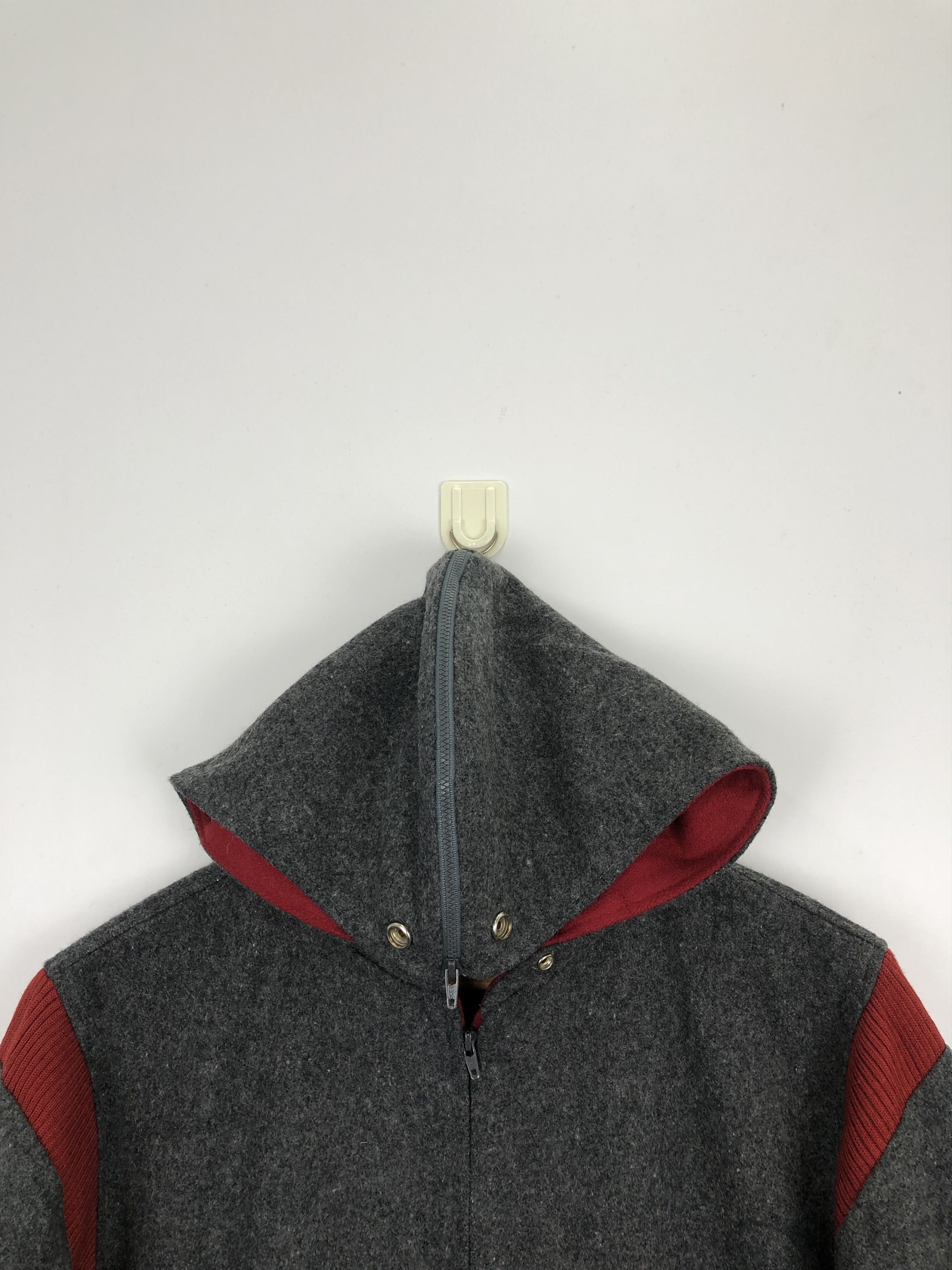 Japanese Brand Vintage 90s Ailema Wool Varsity Jacket Hoodie V0322 Size US M / EU 48-50 / 2 - 2 Thumbnail