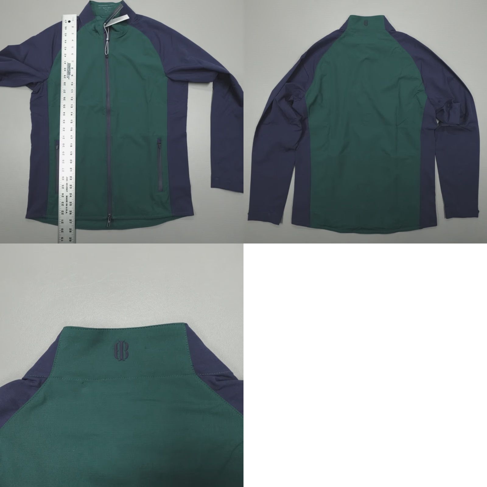Vintage Holderness & Bourne The Hyde Performance Jacket Men M Full Zip Water Resist Jacket Size US M / EU 48-50 / 2 - 8 Thumbnail