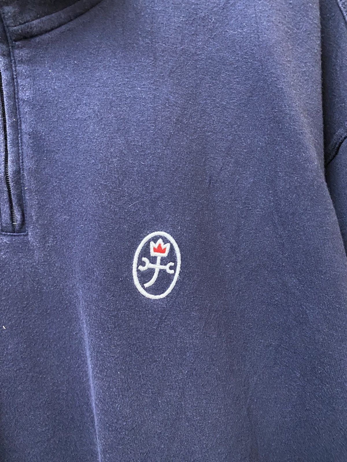 Jean Charles De Castelbajac Castelbajac Sport Sweatshirt Halzip Blue Black Size US L / EU 52-54 / 3 - 4 Thumbnail